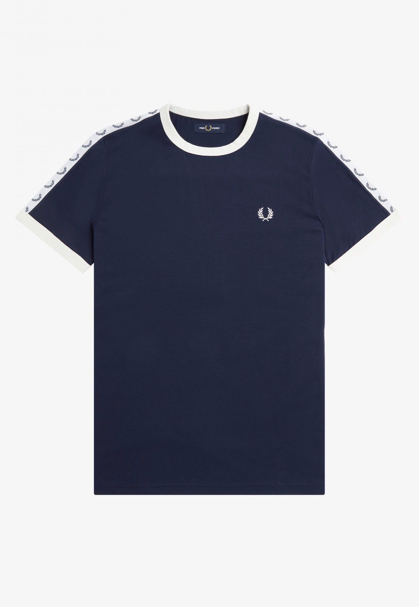 Fred Perry - Taped Ringer Carbon Blue - T-Shirt | Men-Image