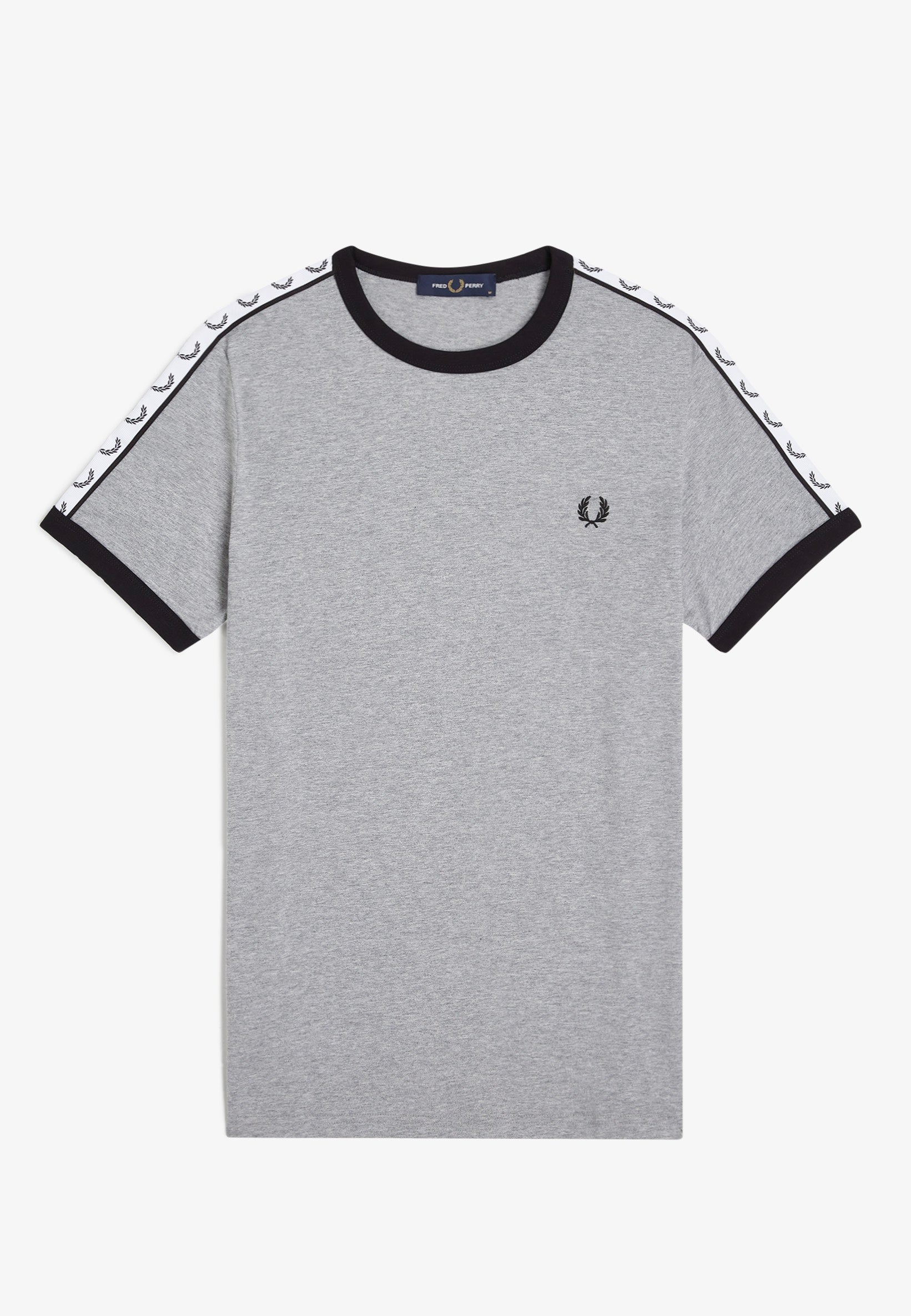 Fred Perry - Taped Ringer Steel Marl - T-Shirt | Men-Image