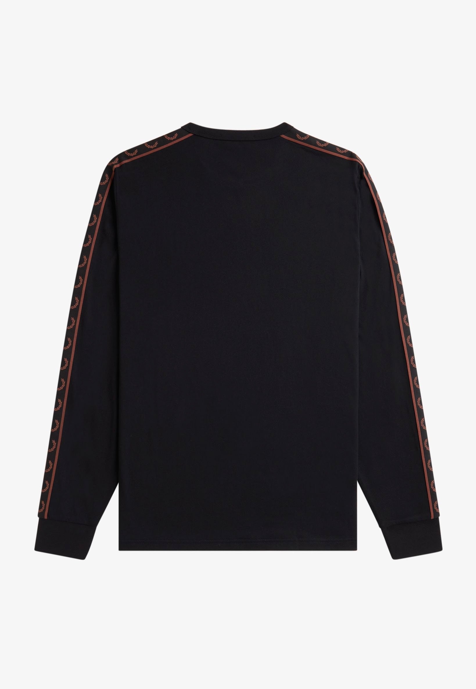 Fred Perry - Taped Black/Whisky Brown - Longsleeve | Men-Image