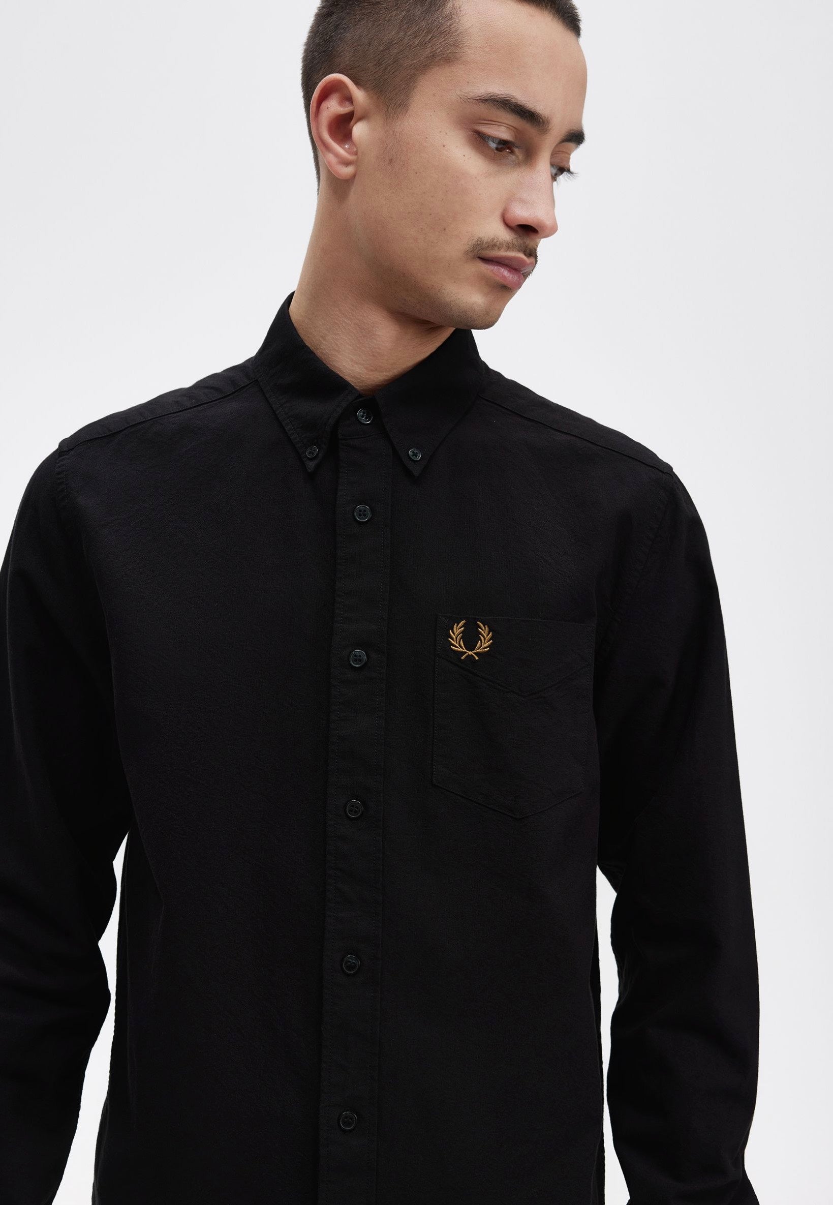 Fred Perry - Oxford Black - Shirt | Men-Image