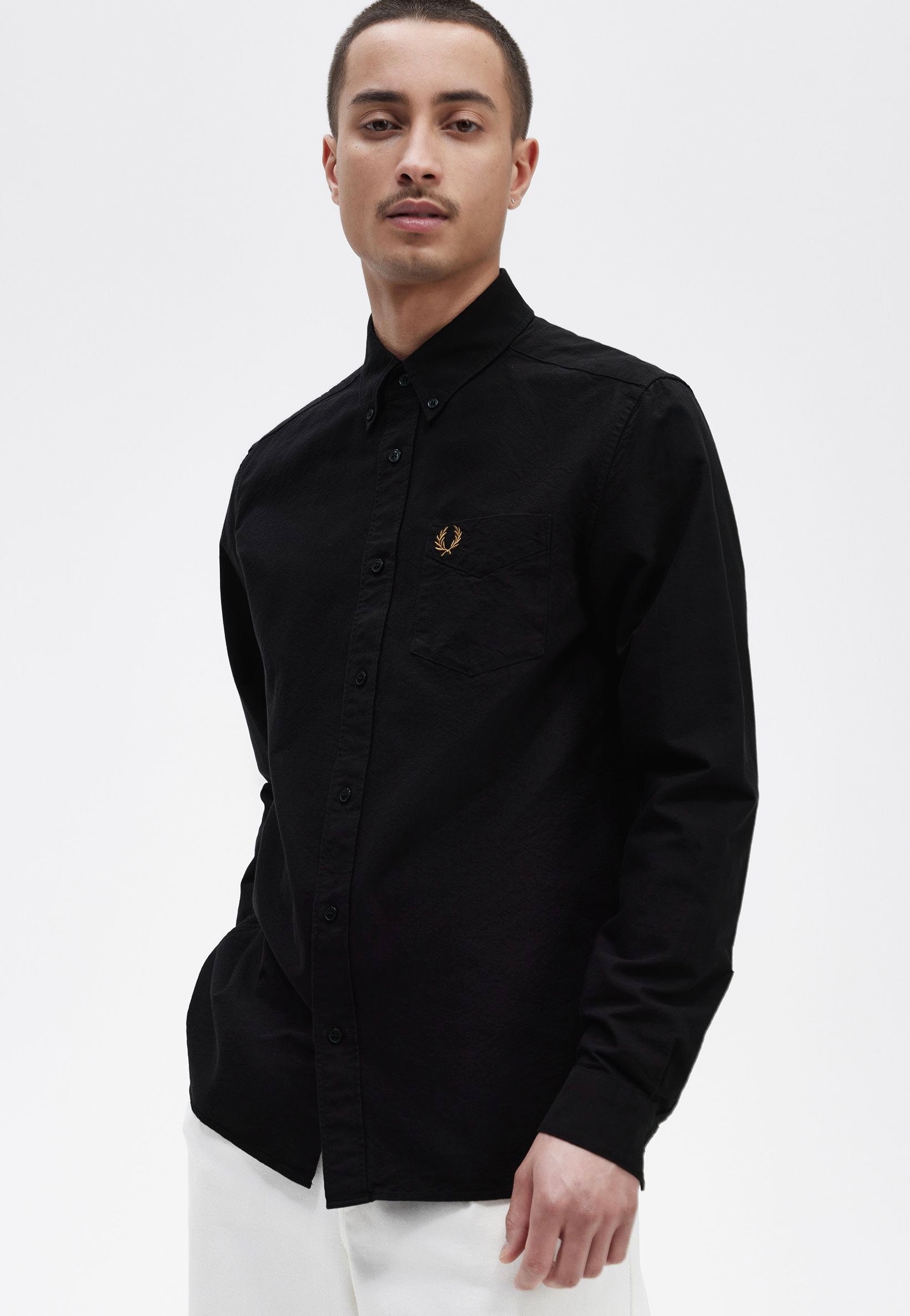 Fred Perry - Oxford Black - Shirt | Men-Image