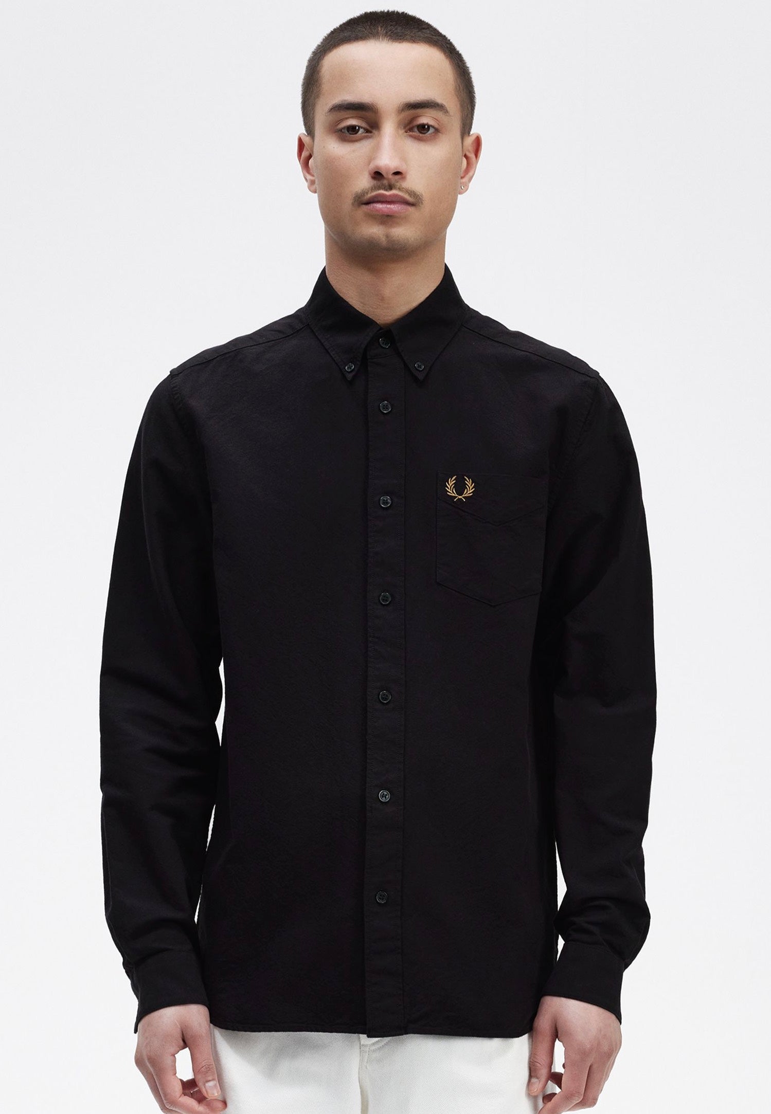 Fred Perry - Oxford Black - Shirt | Men-Image