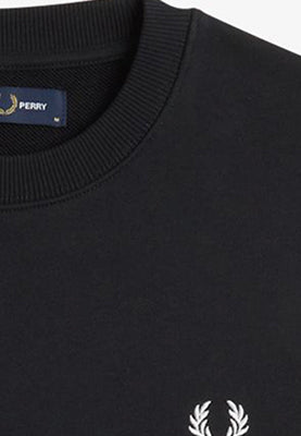 Fred Perry - Tipped Sleeve Black - Sweater | Men-Image