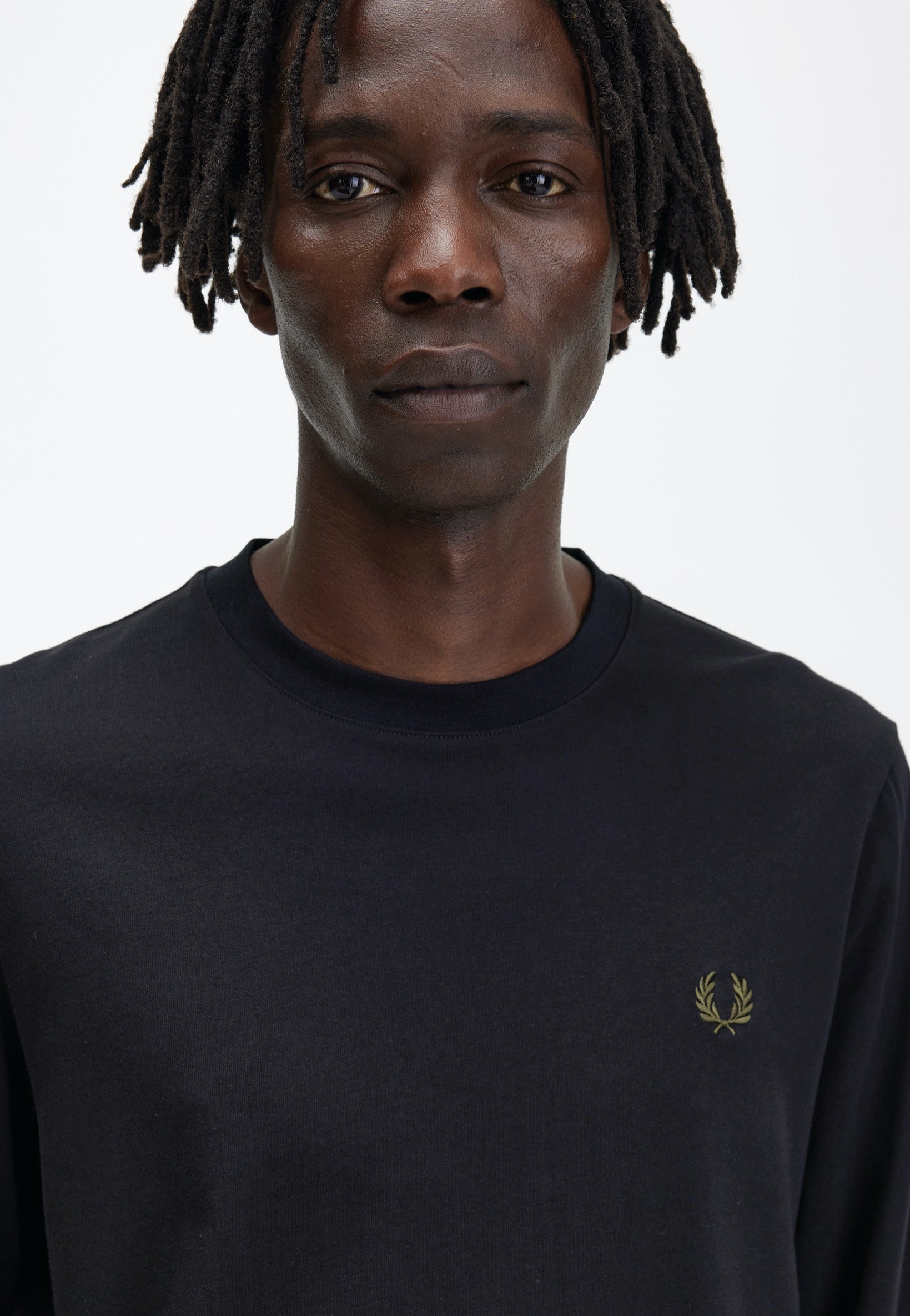 Fred Perry - Graphic Soundwaves Black - Longsleeve | Men-Image