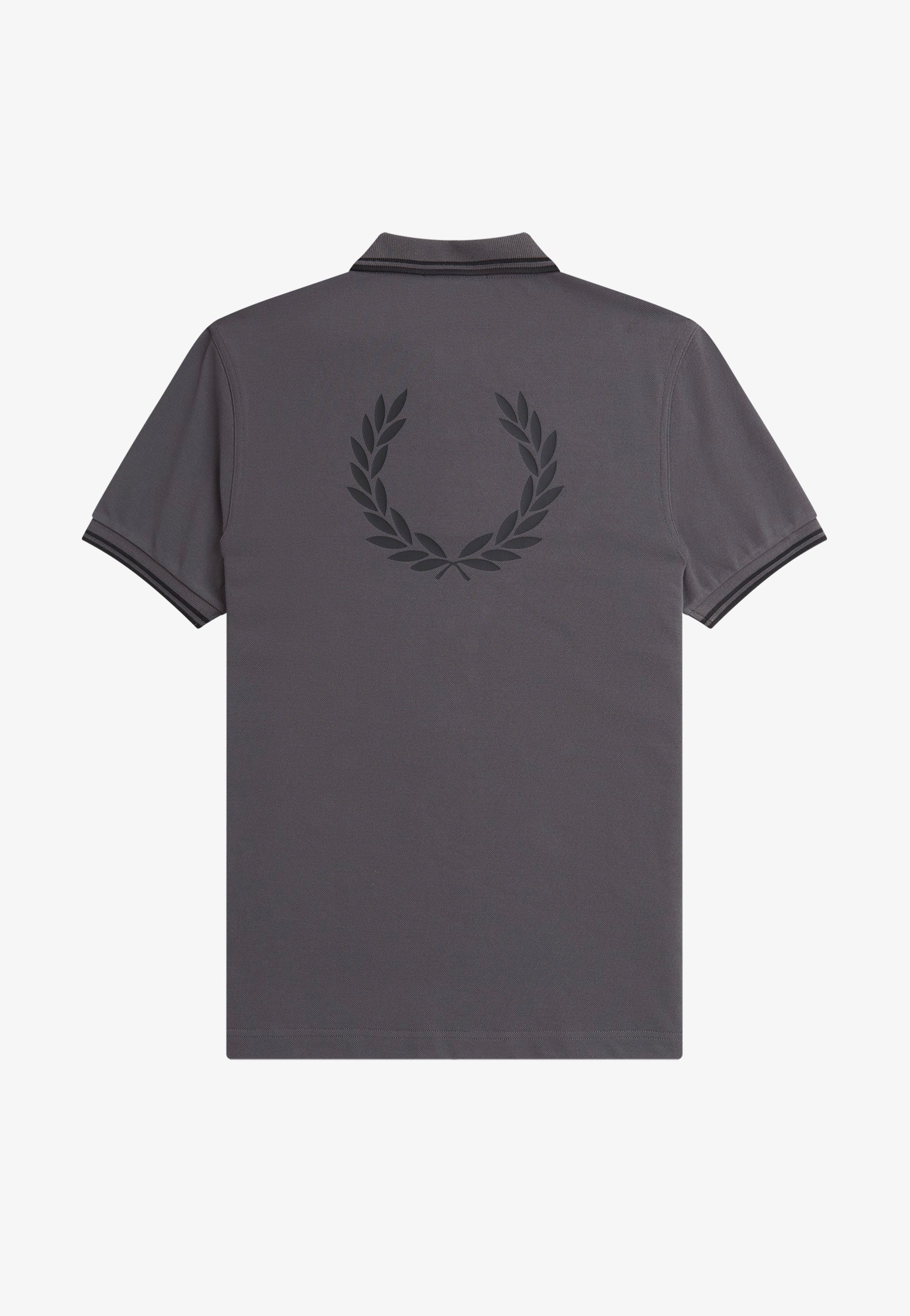 Fred Perry - Back Graphic Gunmetal - Polo | Men-Image