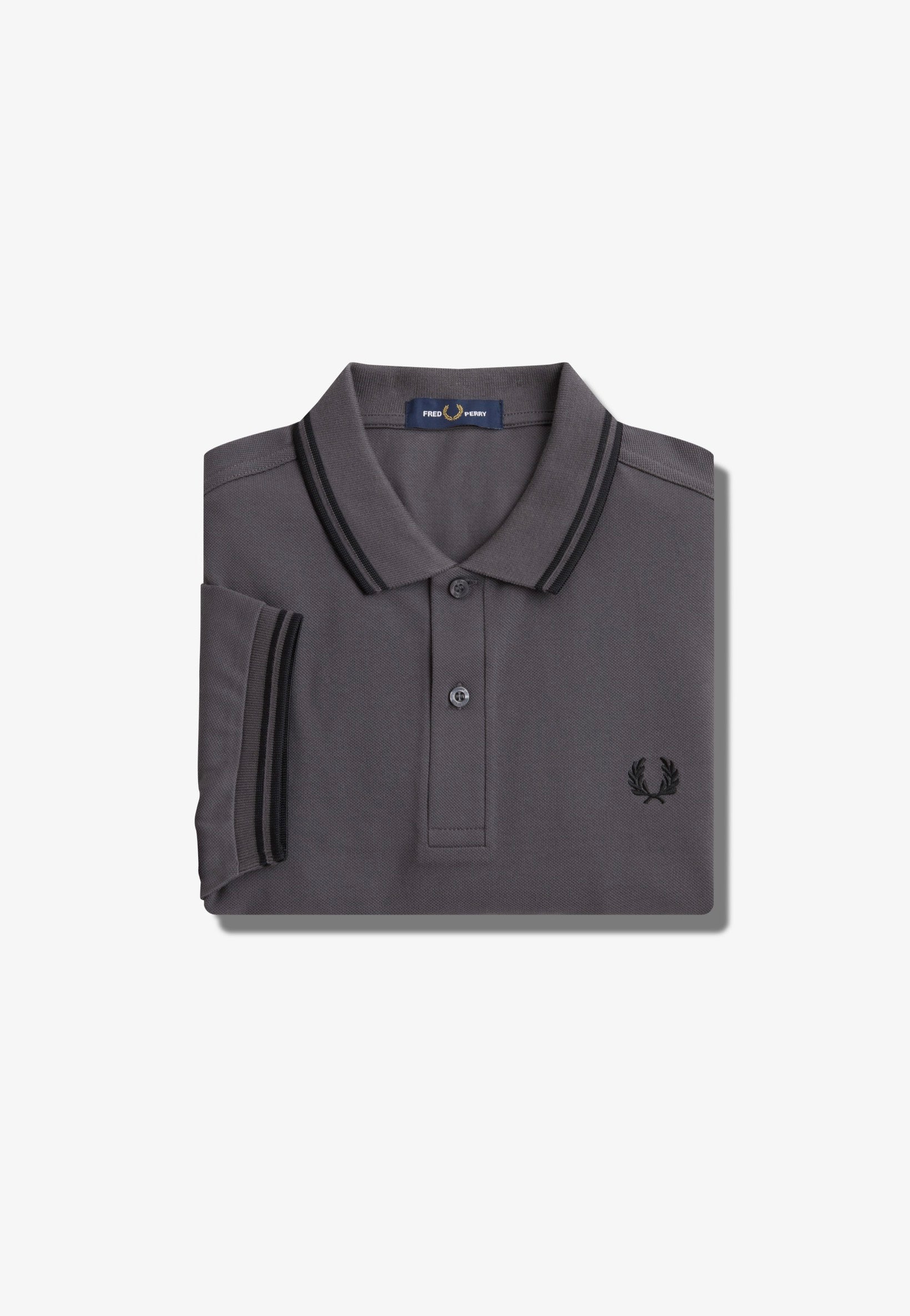 Fred Perry - Back Graphic Gunmetal - Polo | Men-Image