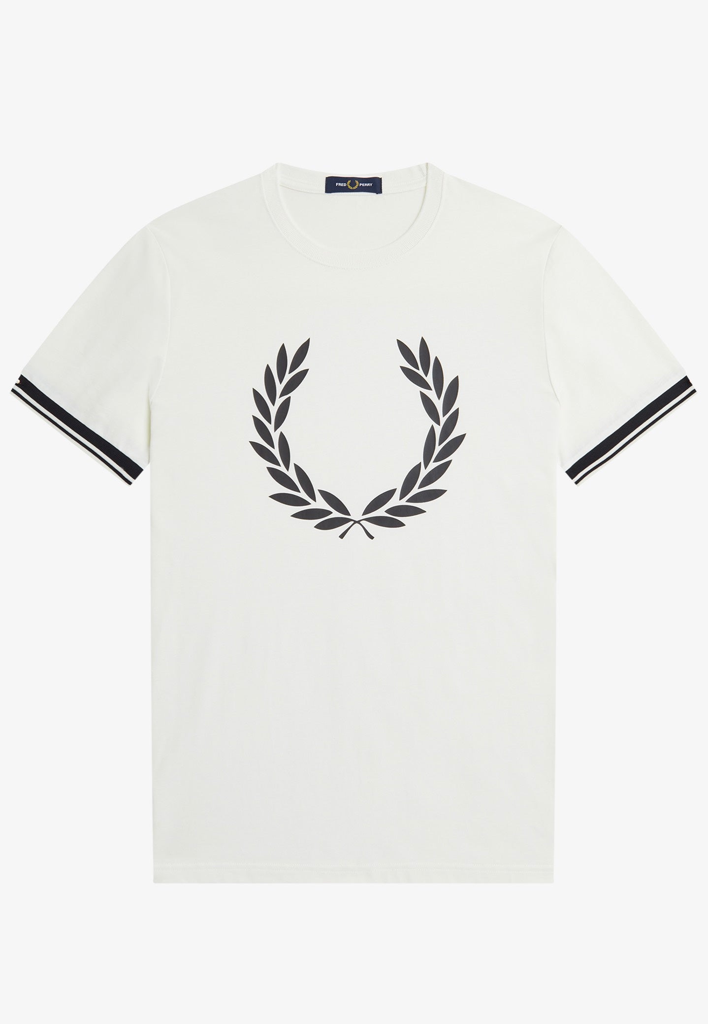 Fred Perry - Printed Laurel Wreath Snow White - T-Shirt | Men-Image