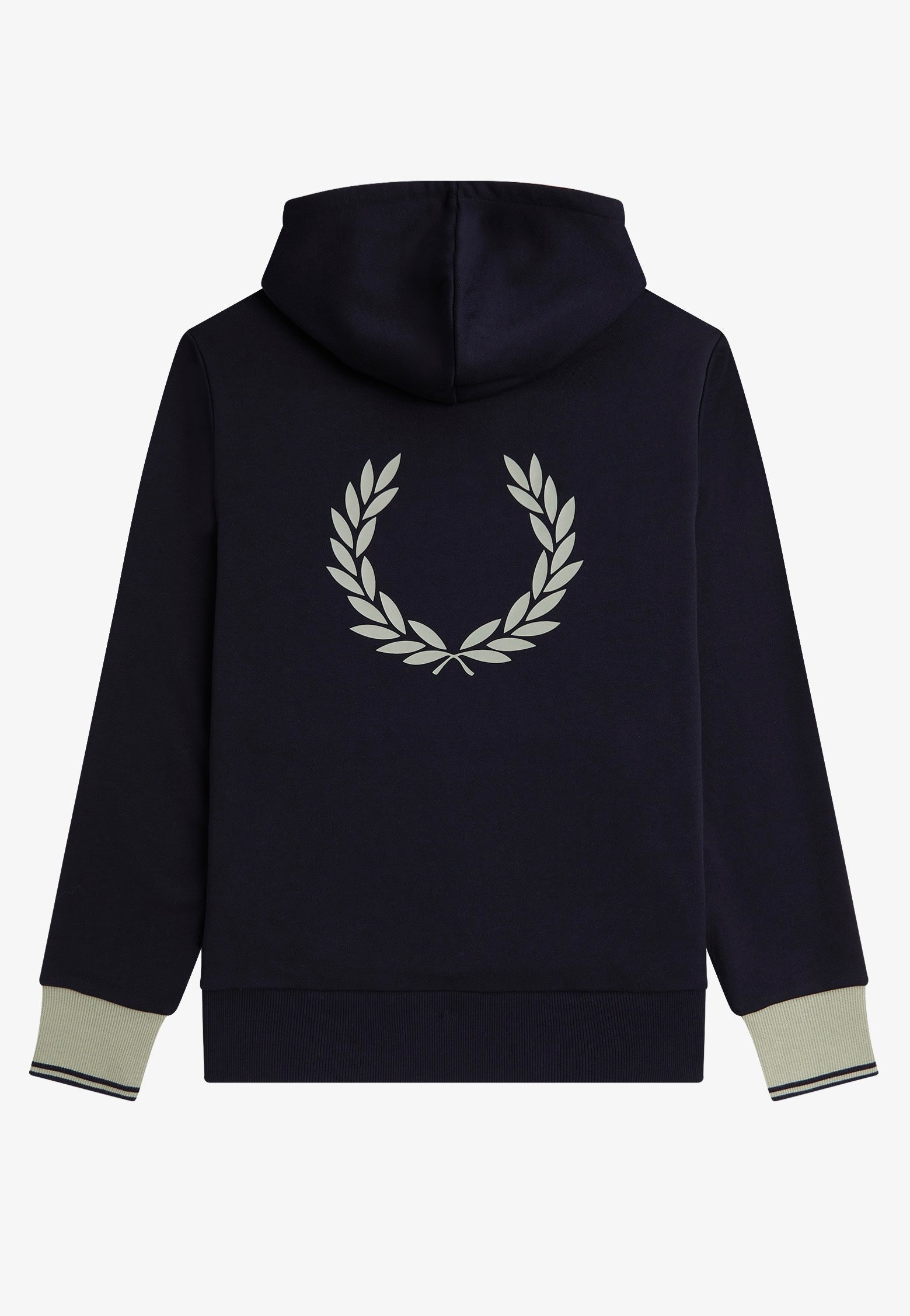 Fred Perry - Contrast Cuff Laurel Navy - Hoodie | Men-Image