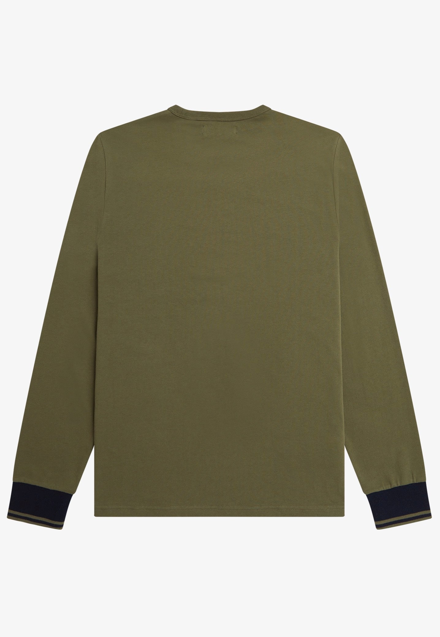 Fred Perry - Contrast Cuff Laurel Uniform Green - Longsleeve | Men-Image