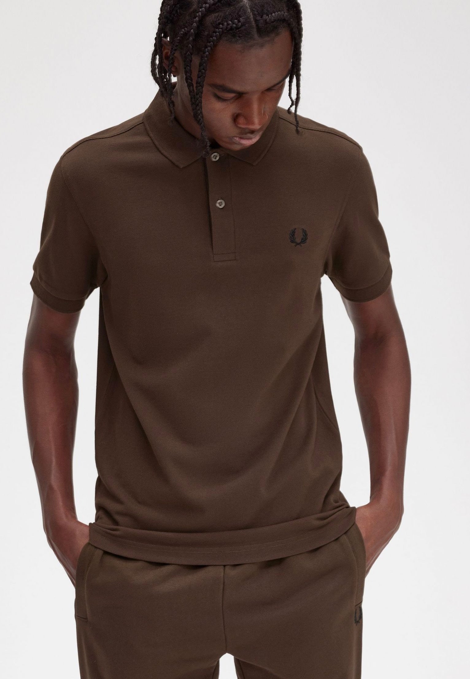 Fred Perry - Plain Burnt Tobacco - Polo | Men-Image