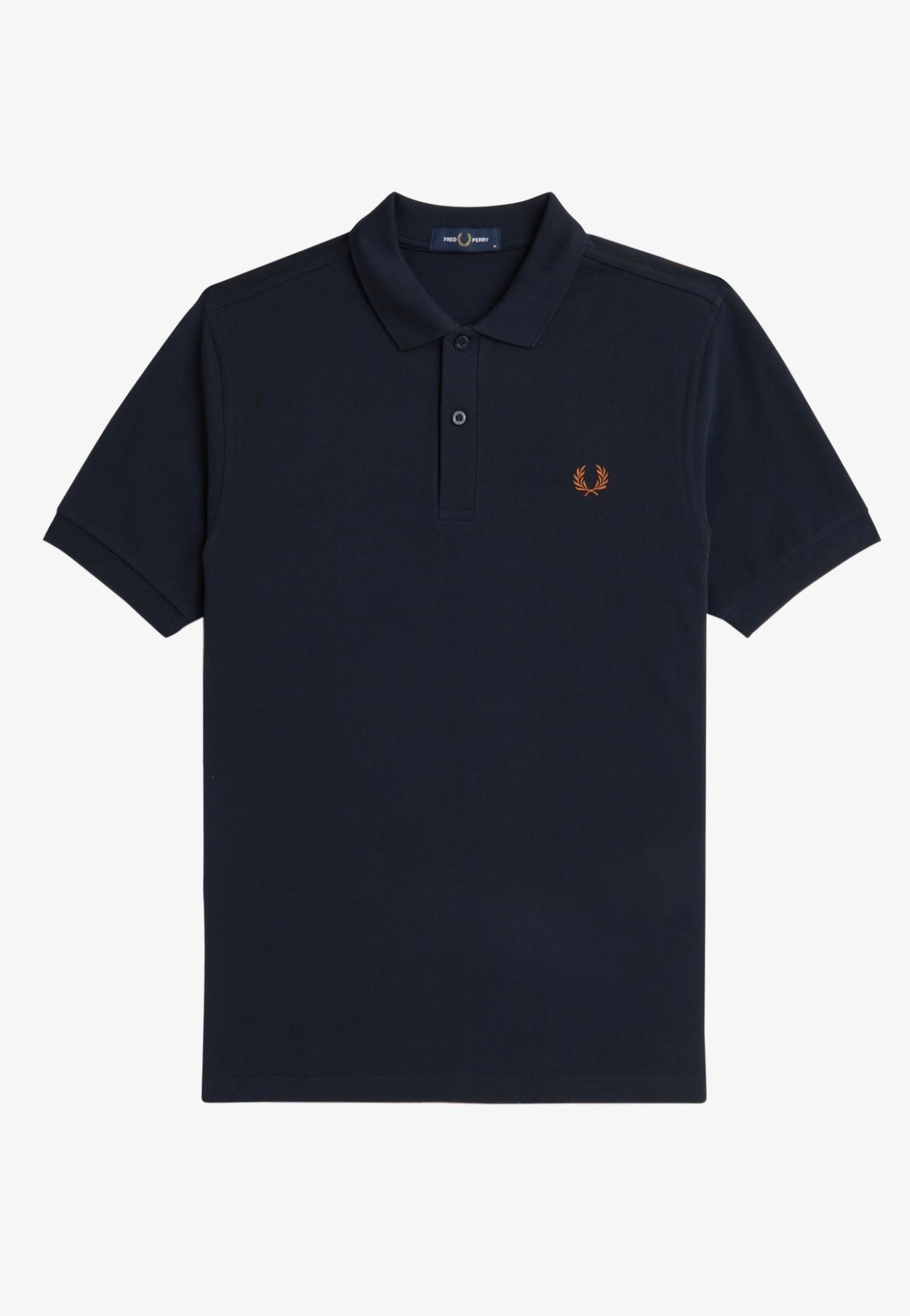 Fred Perry - Plain Navy/Nut Flake - Polo | Men-Image