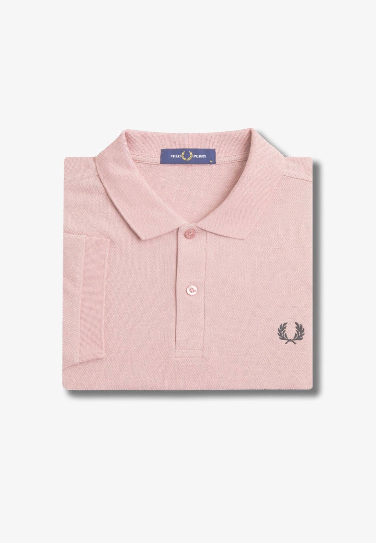 Fred Perry - Plain Dusty Rose Pink/Black - Polo | Men-Image