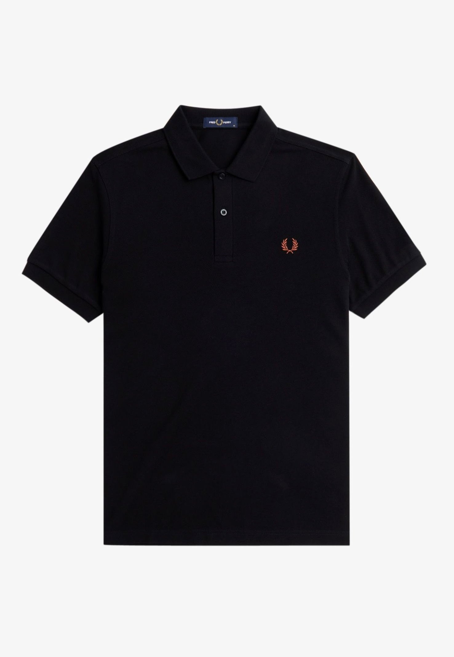 Fred Perry - Plain Black/Whisky Brown - Polo | Men-Image