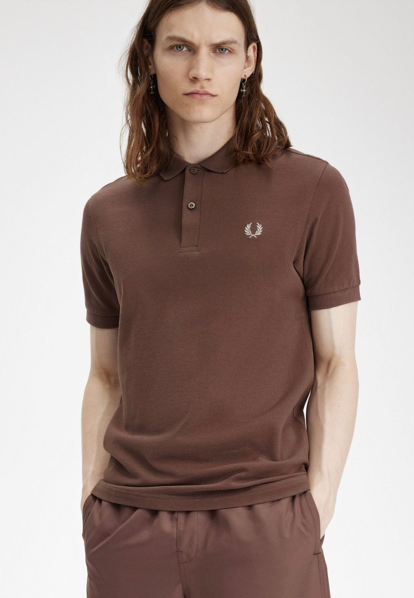 Fred Perry - Plain Road Brick/Warm Grey - Polo | Men-Image