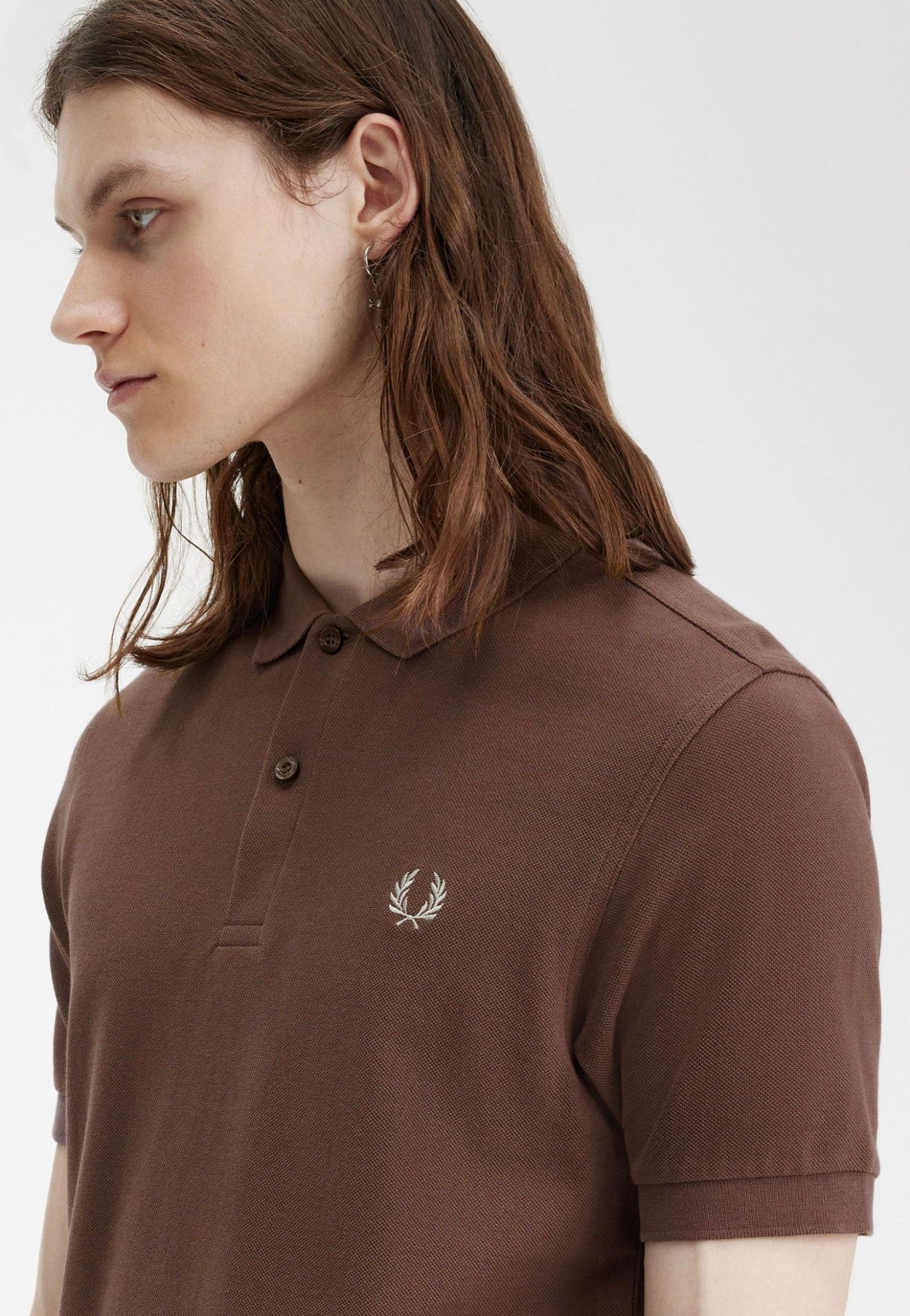 Fred Perry - Plain Road Brick/Warm Grey - Polo | Men-Image