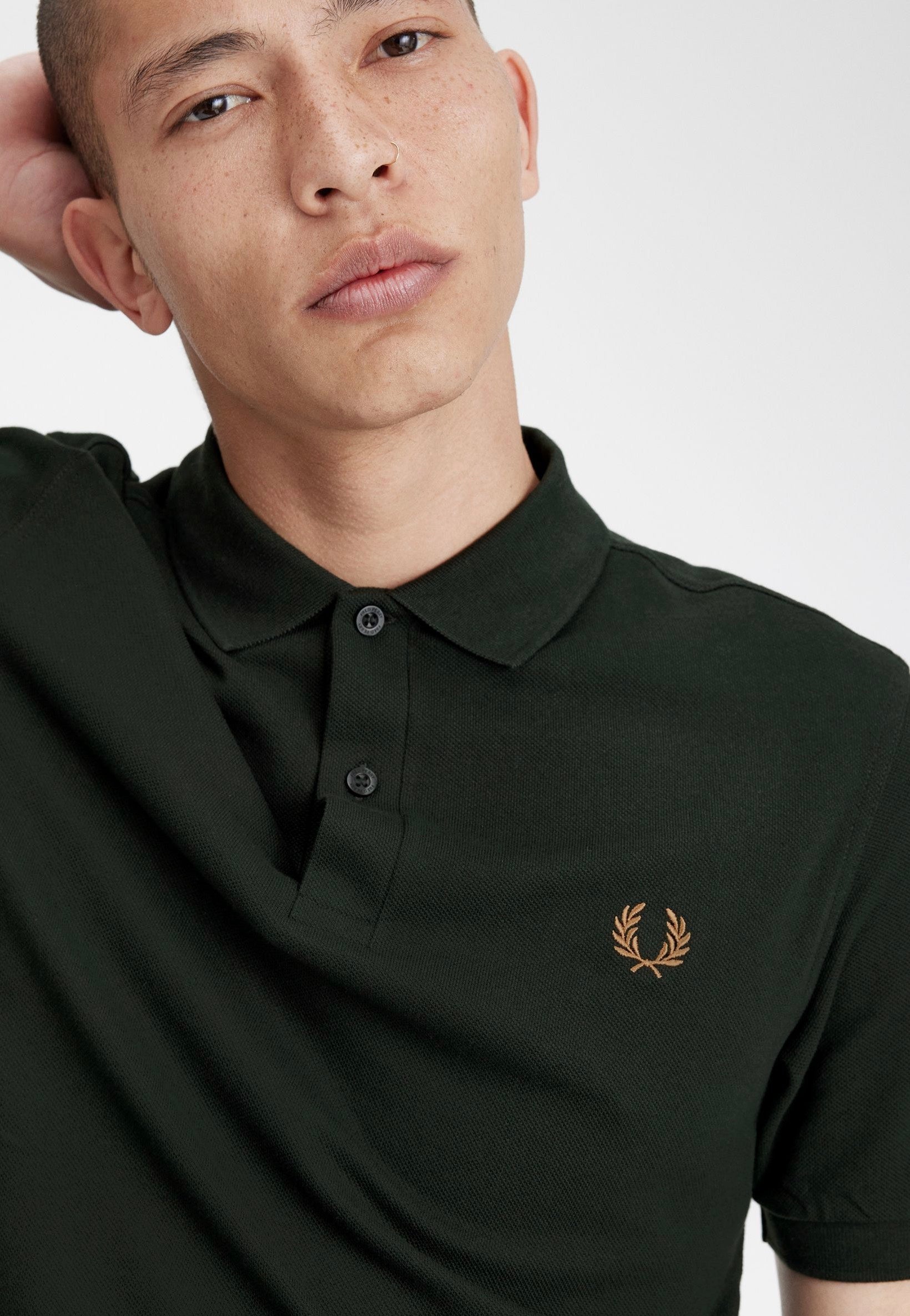 Fred Perry - Plain Night Green/Light Rust - Polo | Men-Image