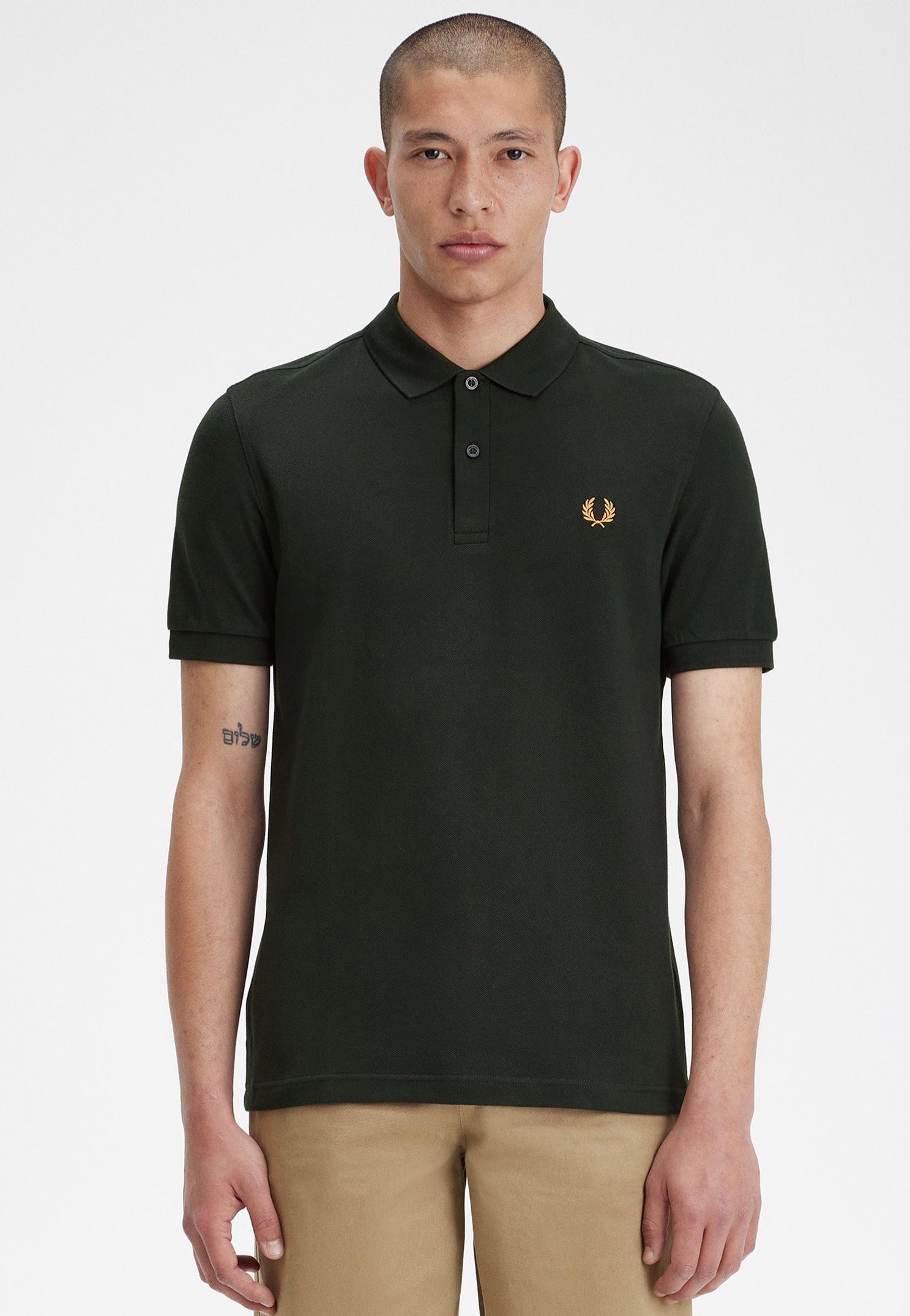 Fred Perry - Plain Night Green/Light Rust - Polo | Men-Image