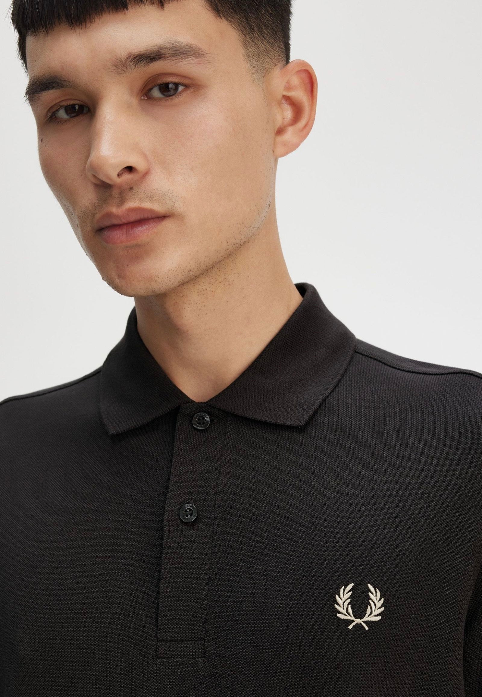 Fred Perry - The Fred Perry Anchor Grey/Oatmeal - Polo | Men-Image