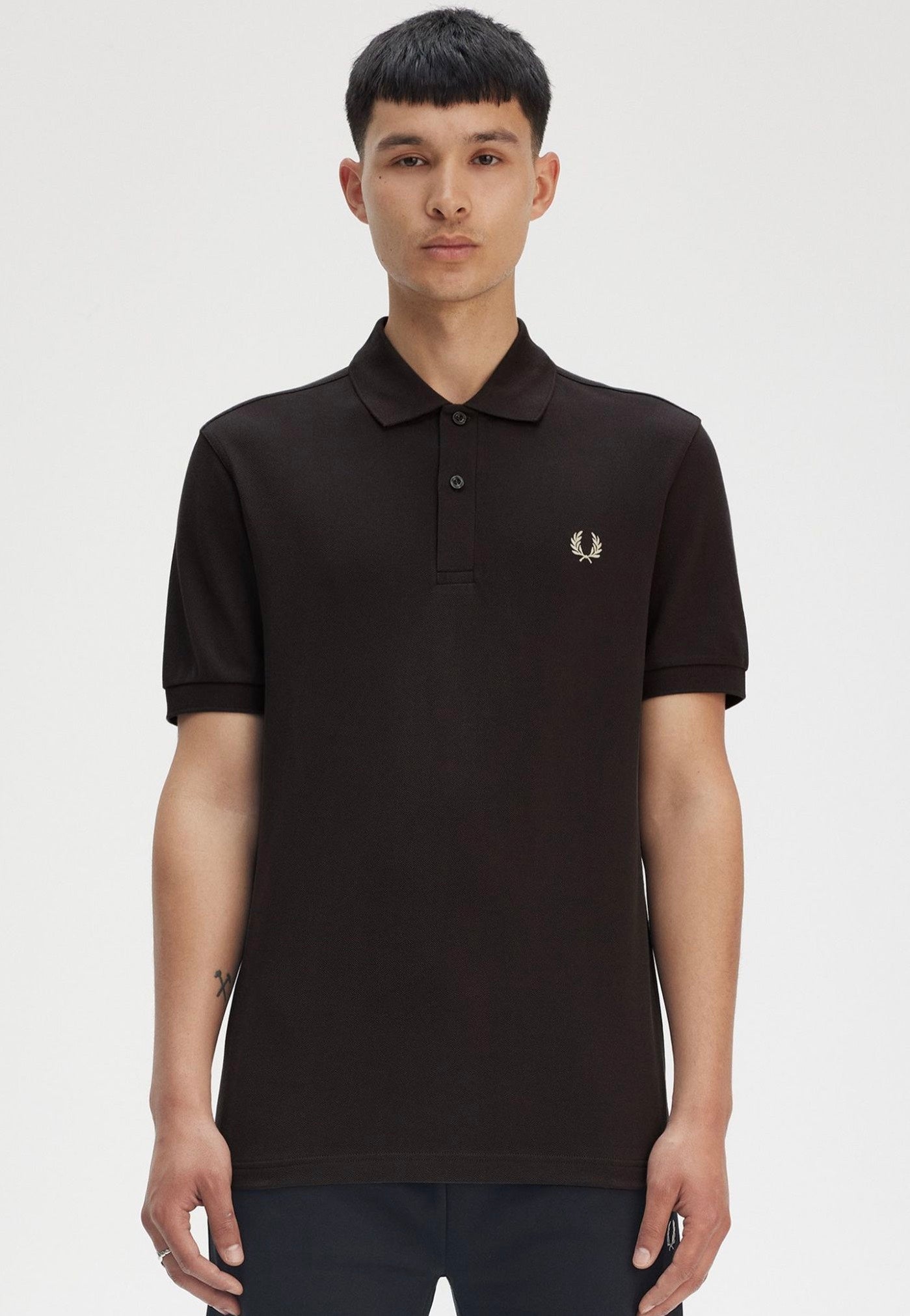 Fred Perry - The Fred Perry Anchor Grey/Oatmeal - Polo | Men-Image