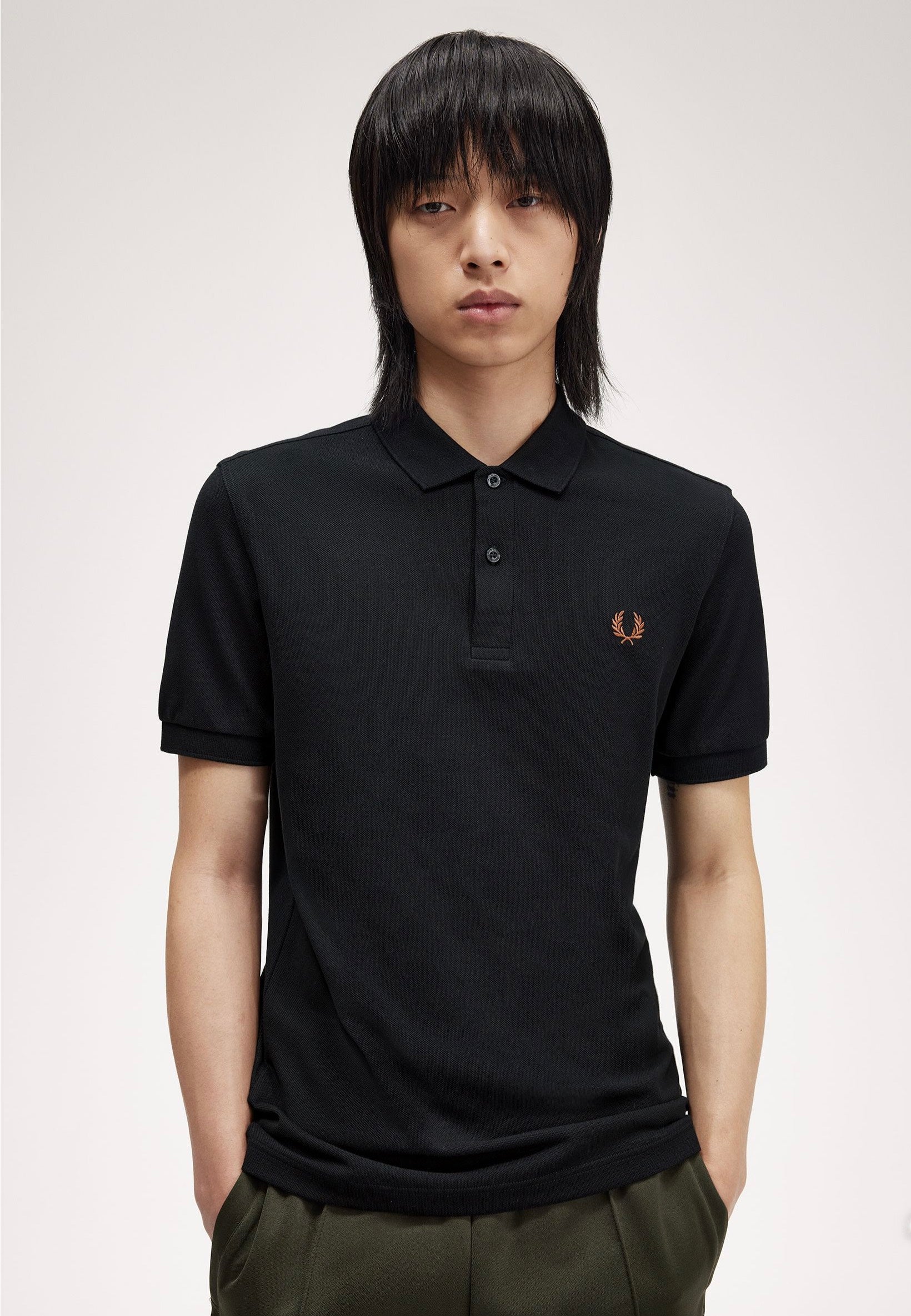 Fred Perry - The Fred Perry Black/Marmalade - Polo | Men-Image