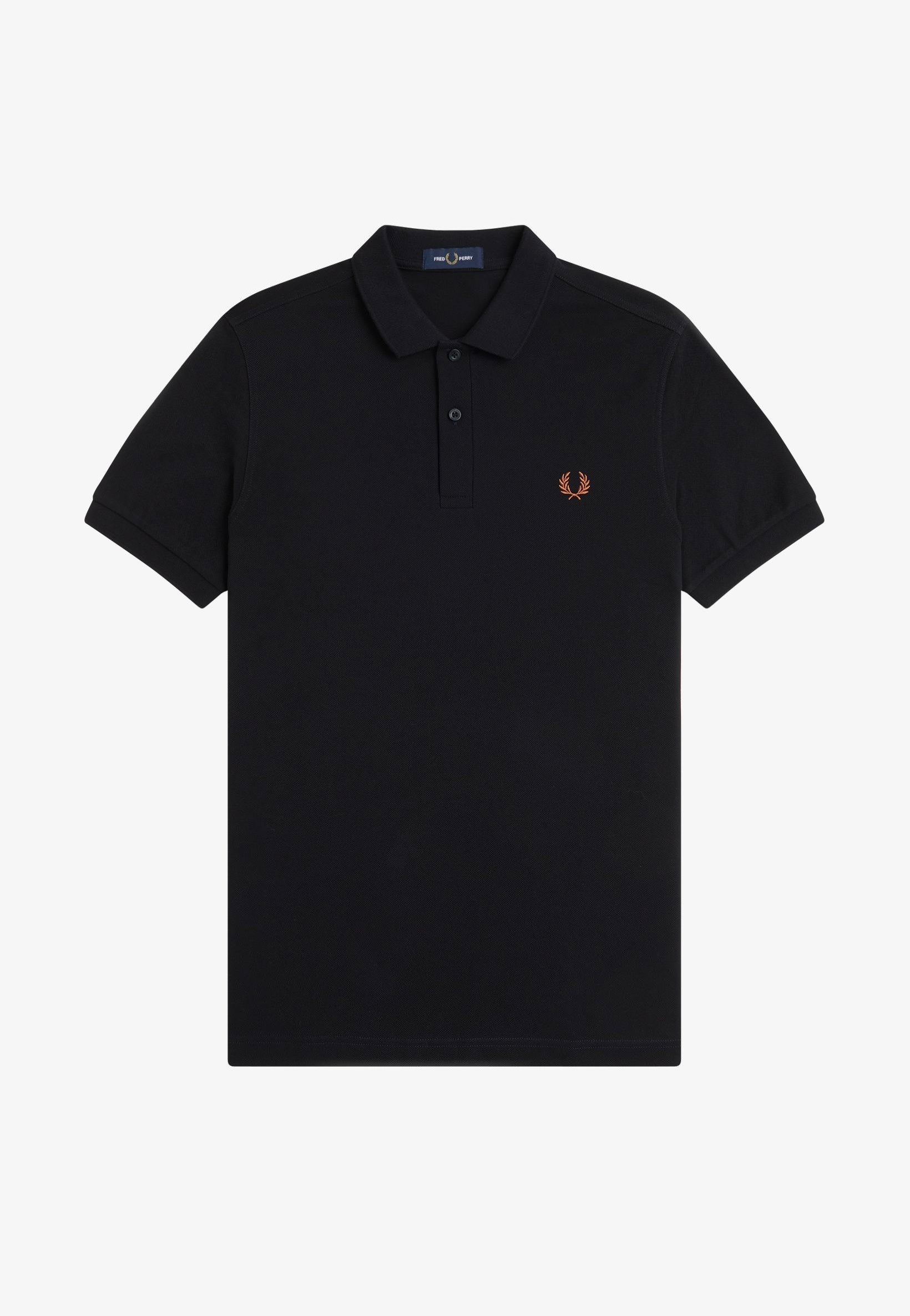 Fred Perry - The Fred Perry Black/Marmalade - Polo | Men-Image