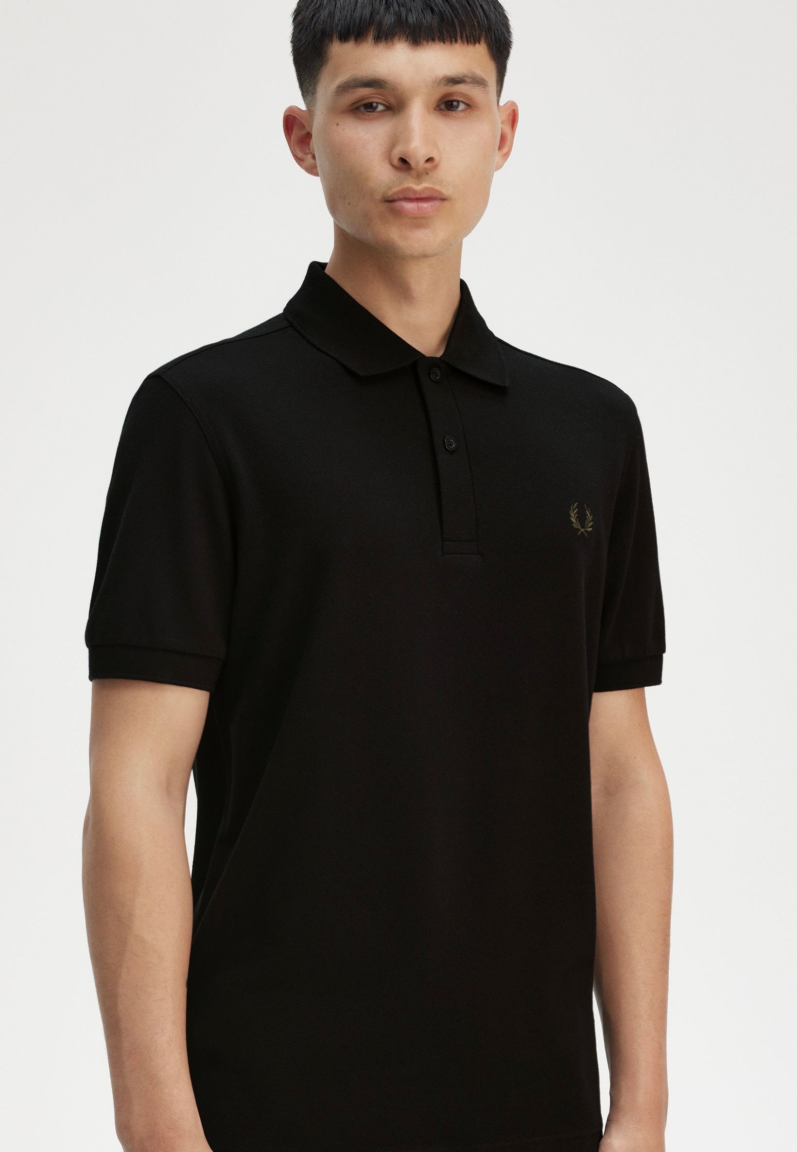 Fred Perry - The Fred Perry Black/Court Green - Polo | Men-Image