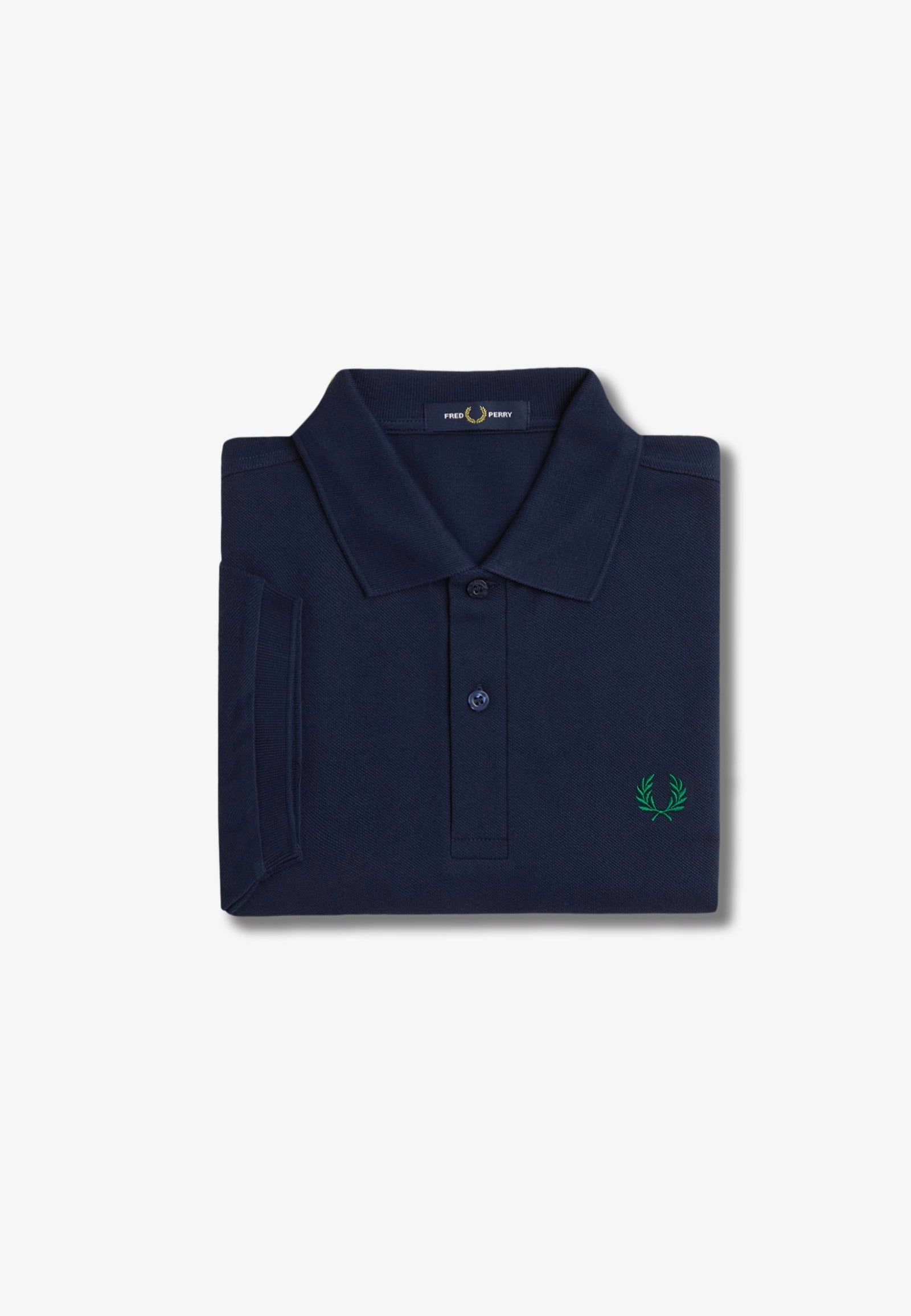 Fred Perry - The Fred Perry Dark Carbon/Label Green - Polo | Men-Image