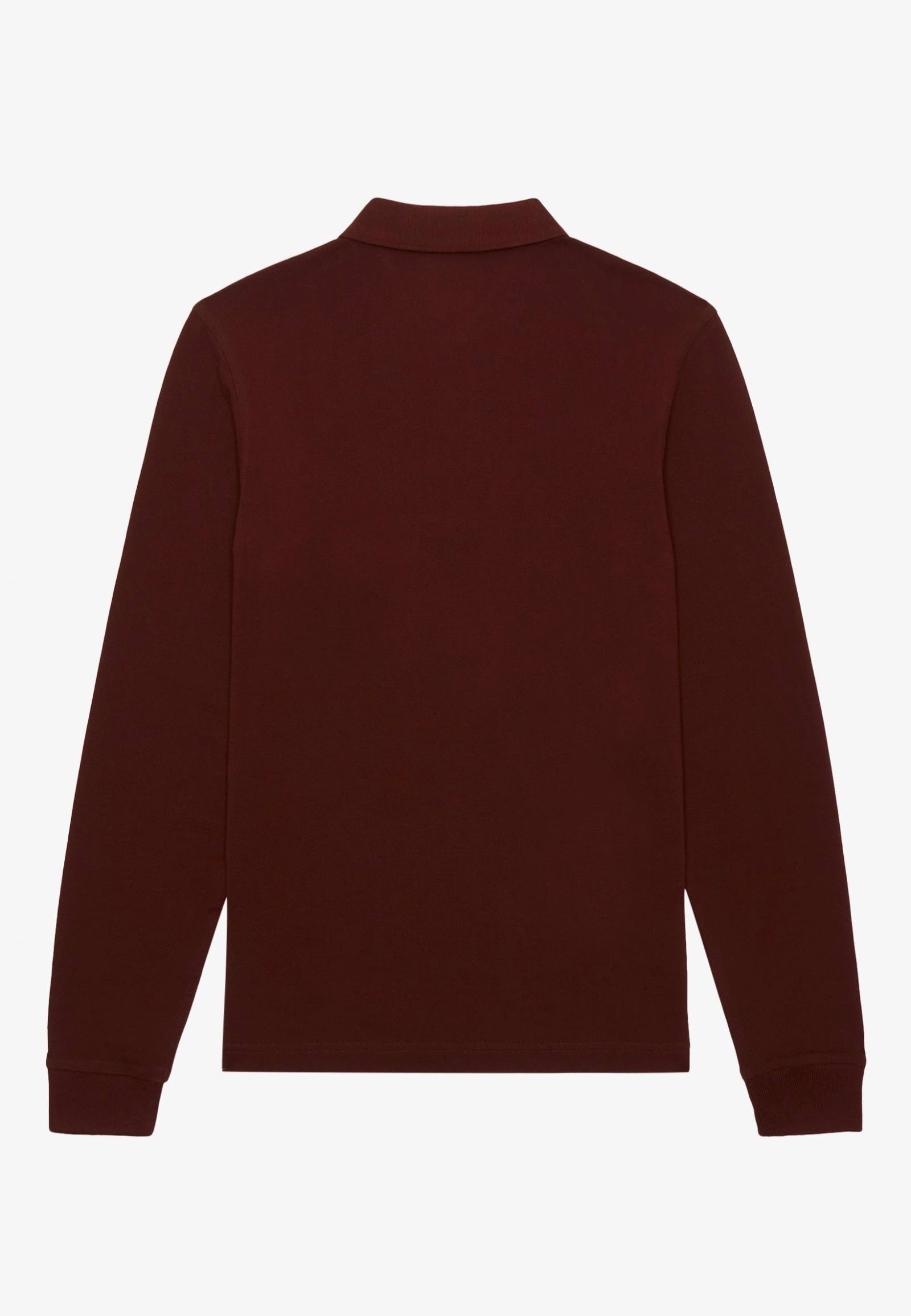 Fred Perry - Plain Oxblood/Ecru - Longsleeve | Men-Image