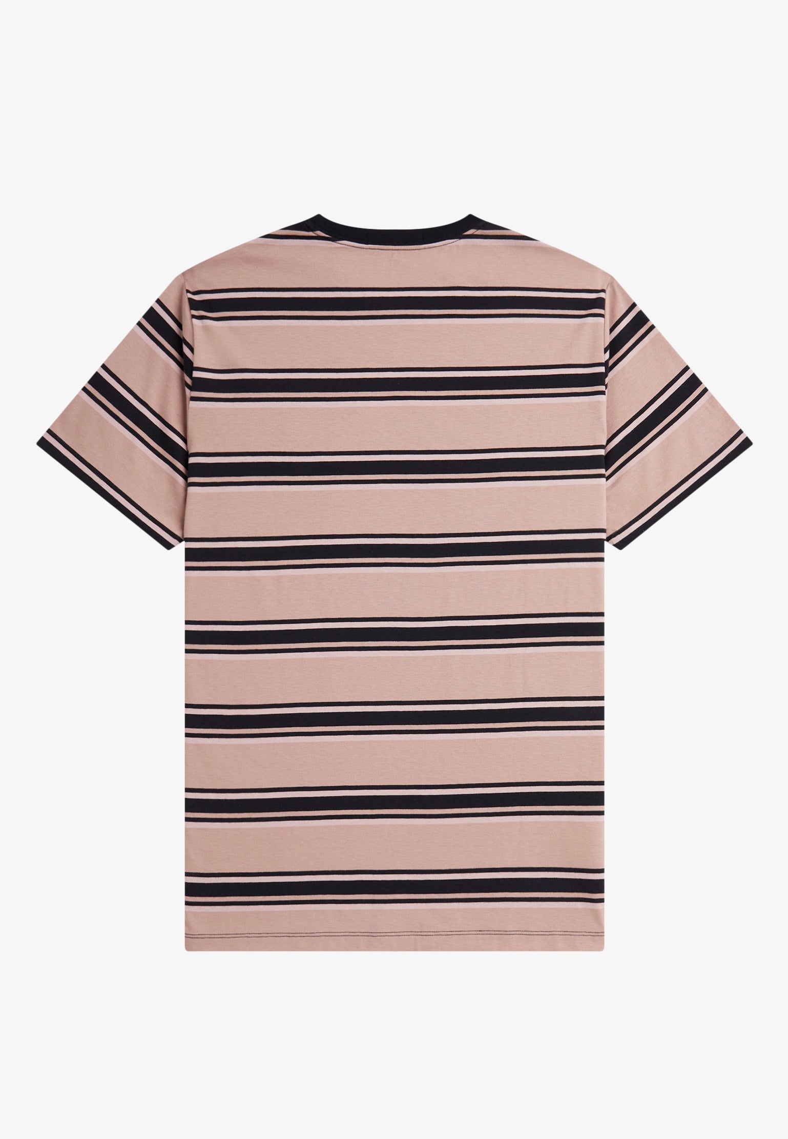 Fred Perry - Stripe Dark Pink/Dusty Rose/Black - T-Shirt | Men-Image