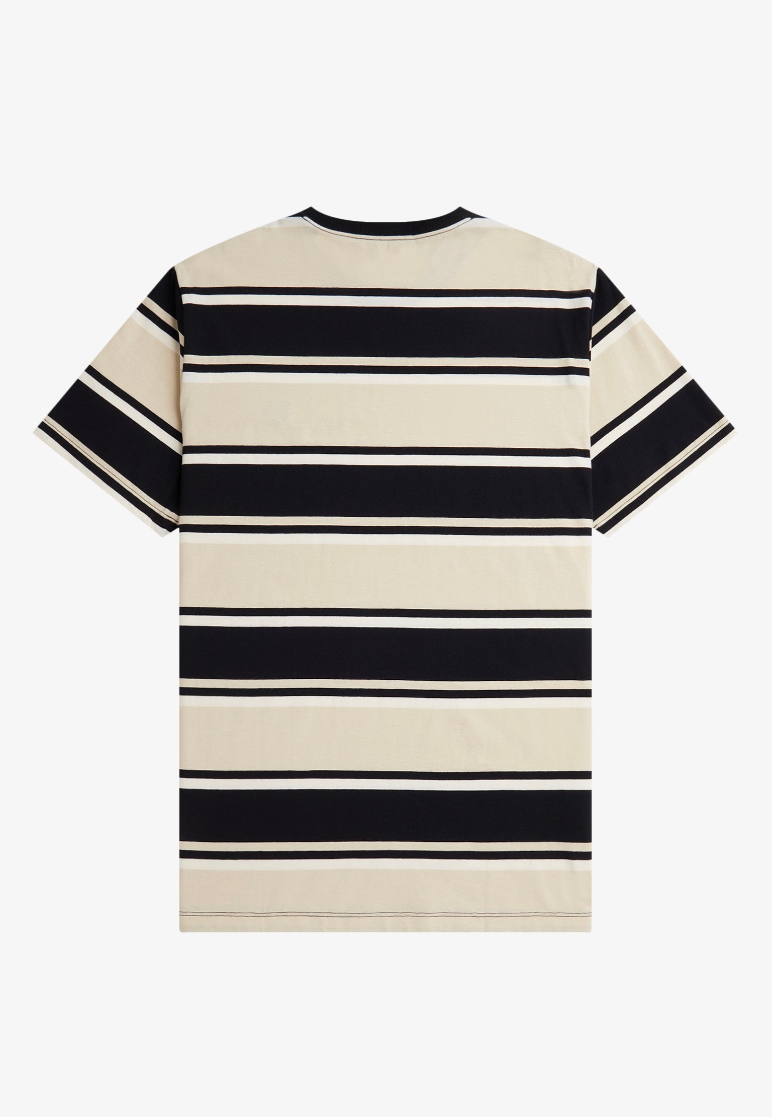 Fred Perry - Bold Stripe Oatmeal/Ecru/Black - T-Shirt | Men-Image