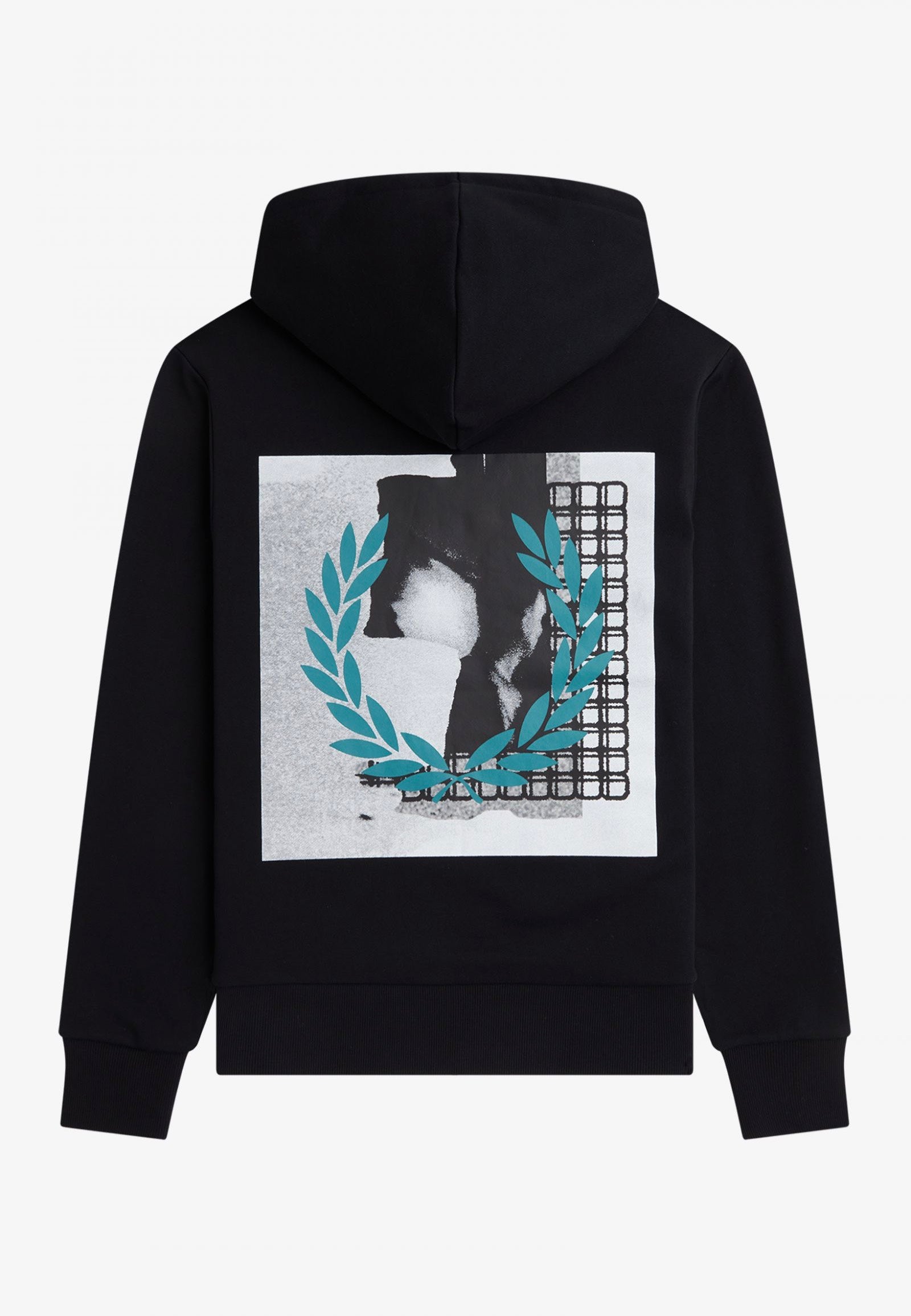 Fred Perry - Rave Graphic Black - Hoodie | Men-Image