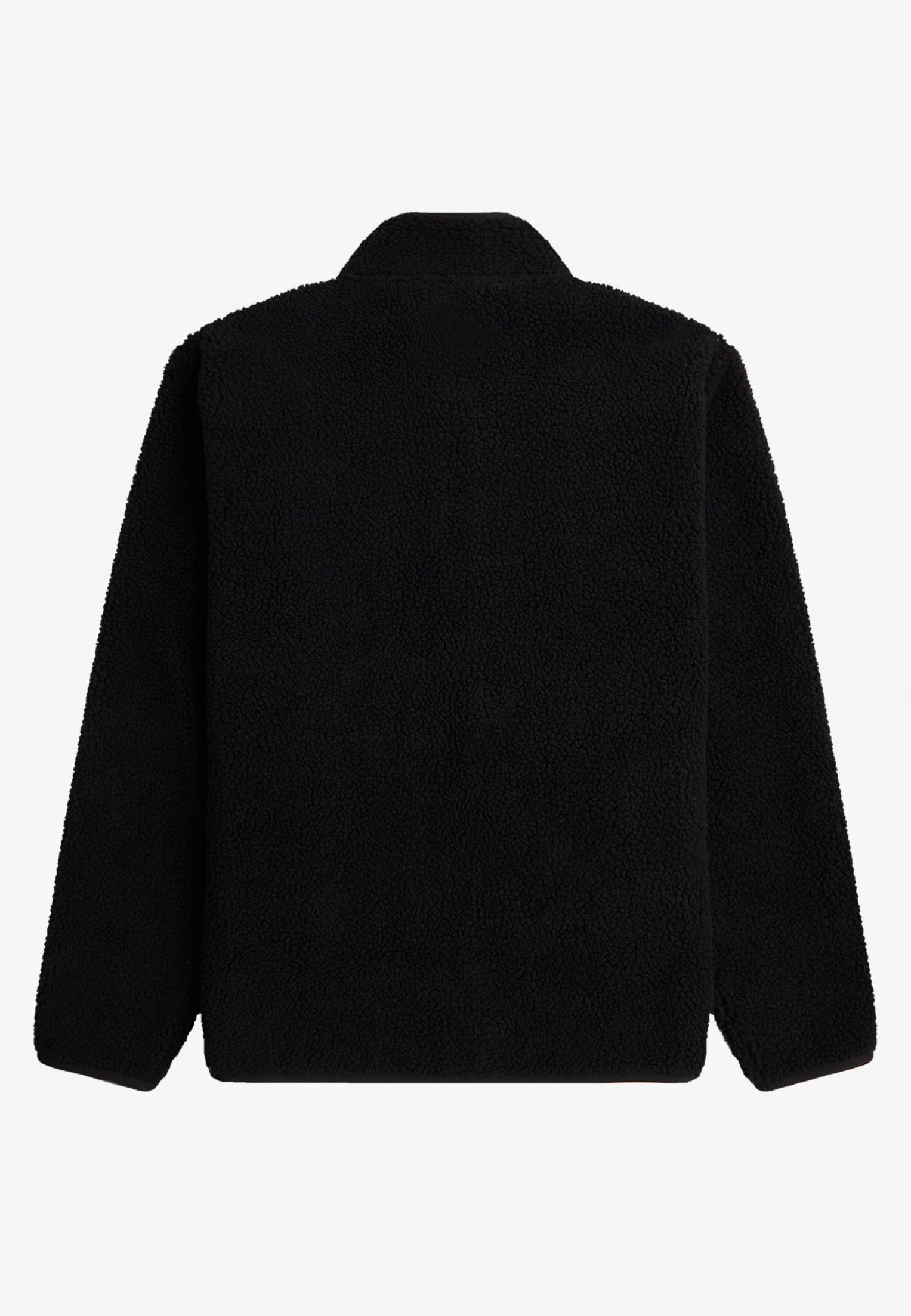 Fred Perry - Zip Through Borg Black - Jacket | Men-Image