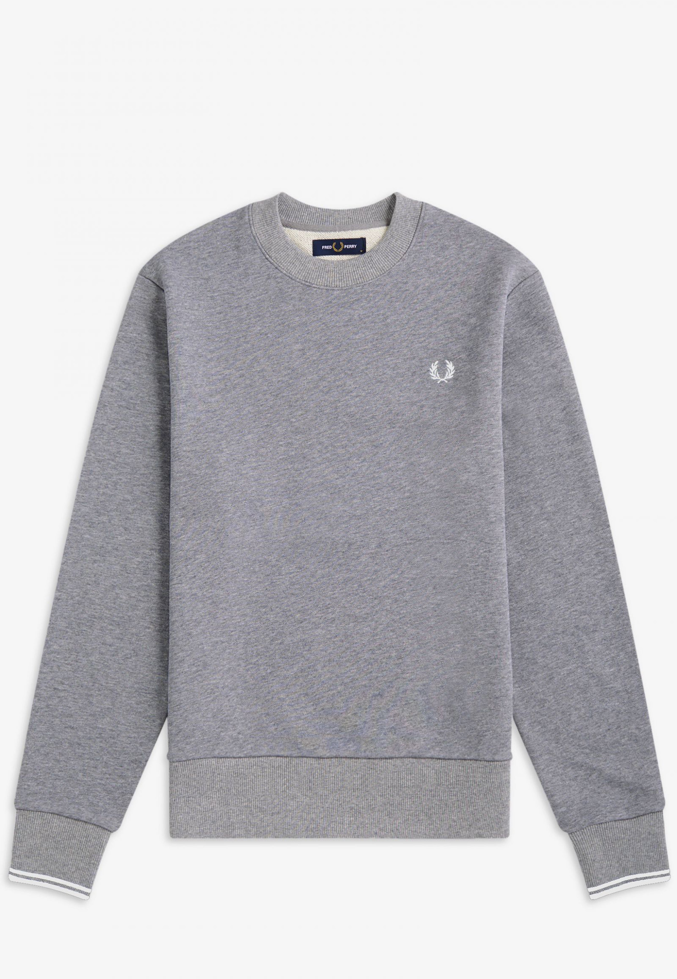 Fred Perry - Crew Neck Steel Marl - Sweater | Men-Image