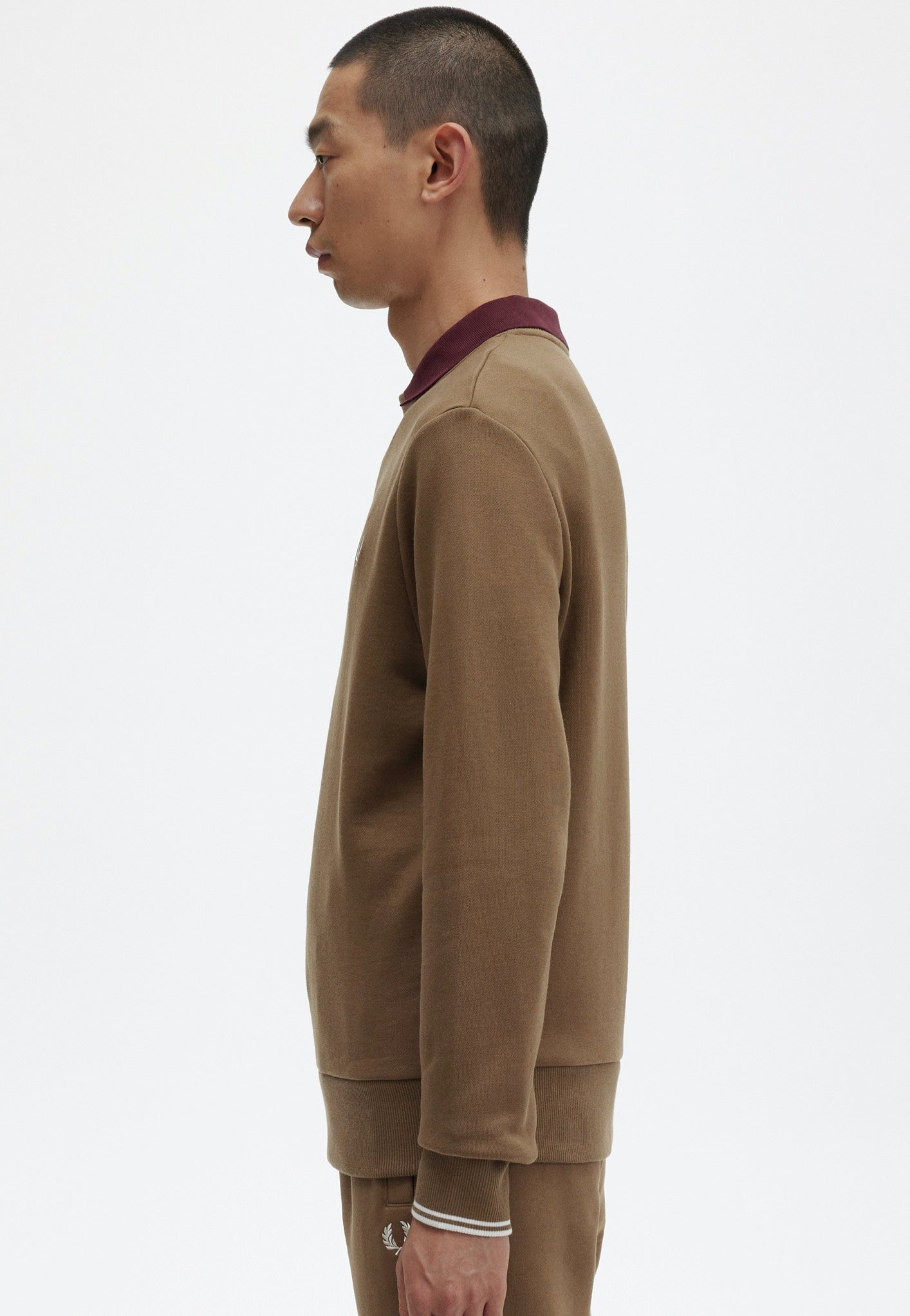 Fred Perry - Crew Neck Shaded Stone - Sweater | Men-Image