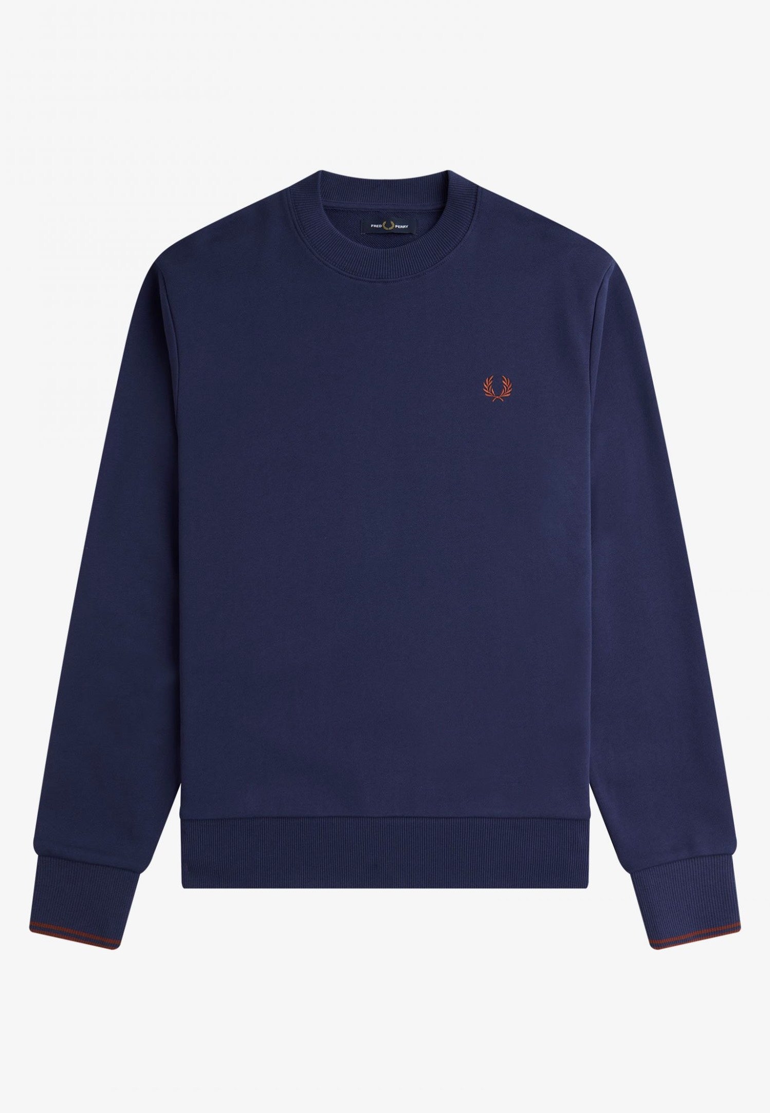 Fred Perry - Crew Neck French Navy/Whisk - Sweater | Men-Image