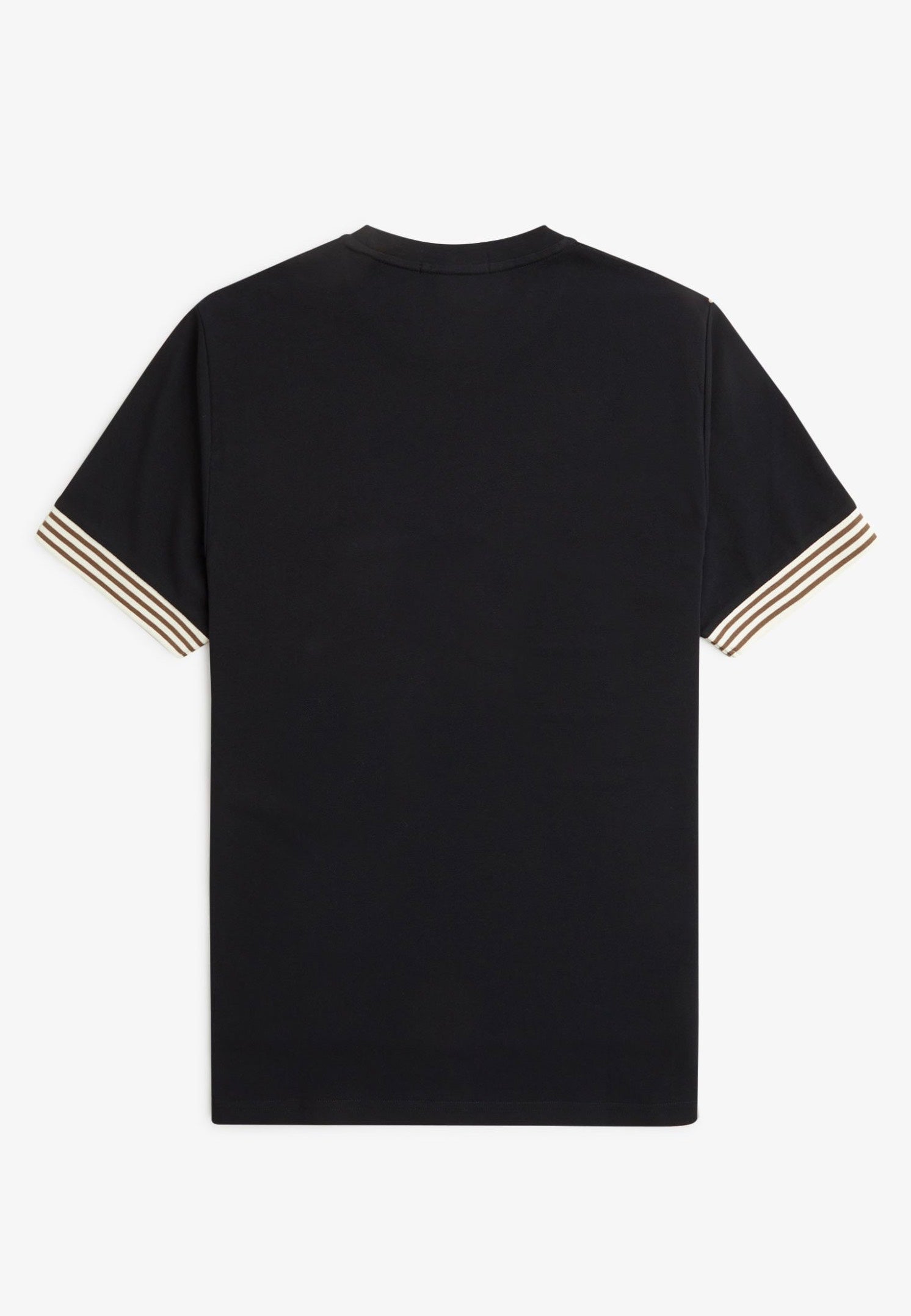 Fred Perry - Striped Cuff Black - T-Shirt | Men-Image