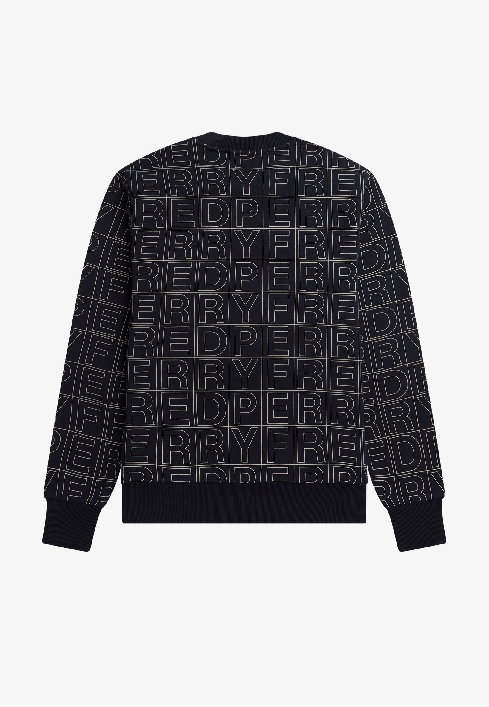 Fred Perry - Spellout Graphic Black - Sweater | Men-Image