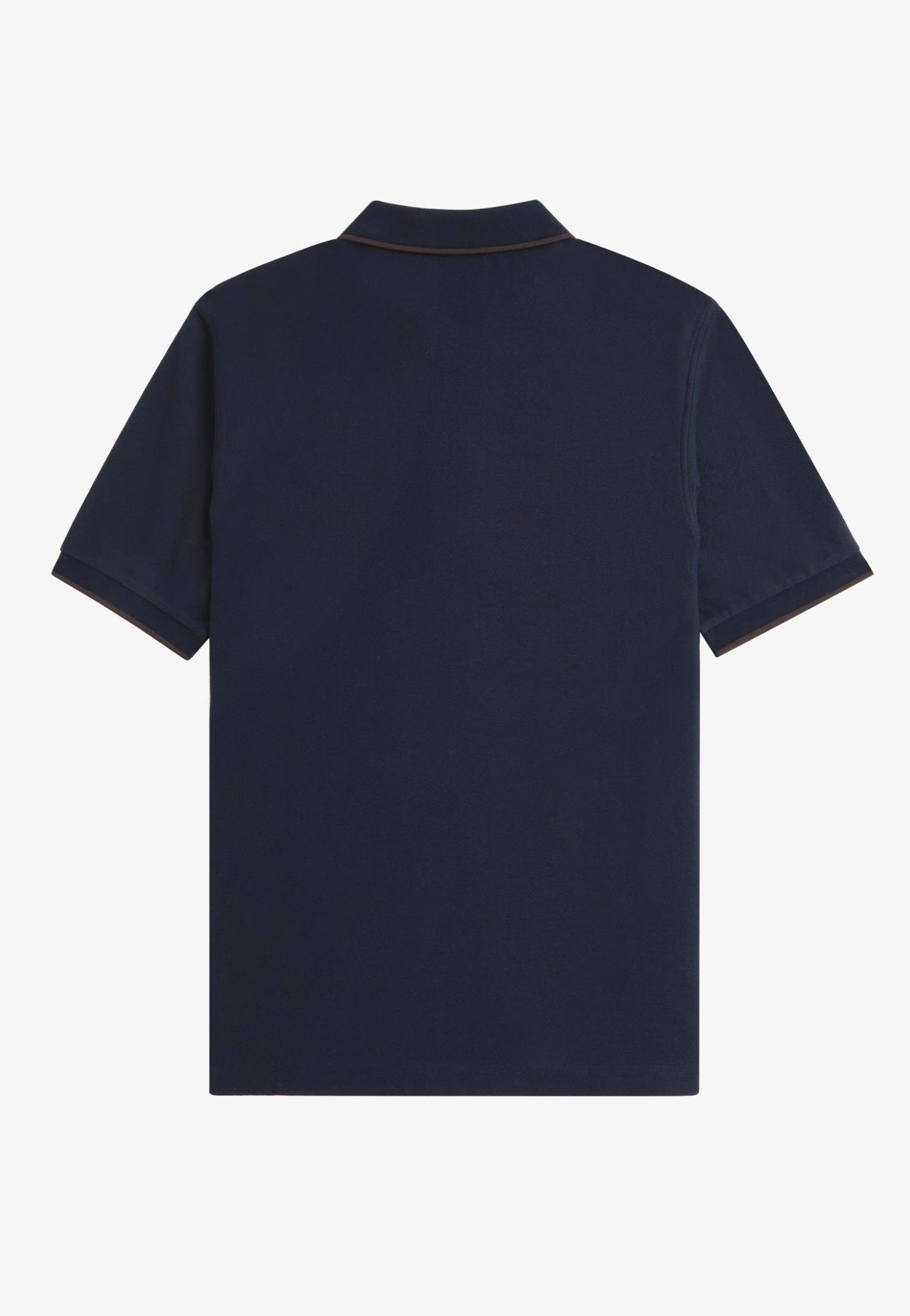 Fred Perry - Crepe Pique Zip Neck Navy - Polo | Men-Image