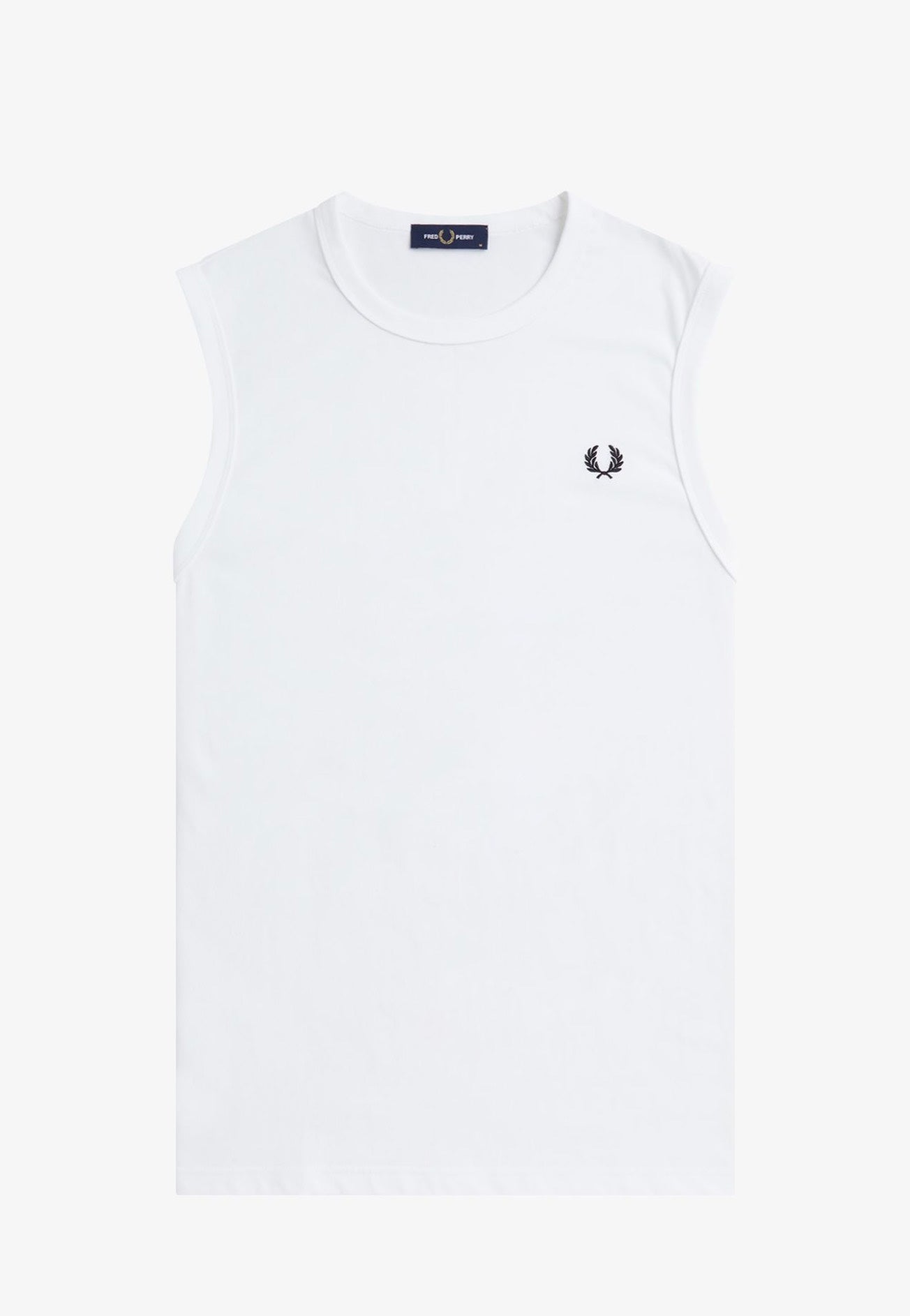 Fred Perry - Crew Neck White - Tank | Men-Image