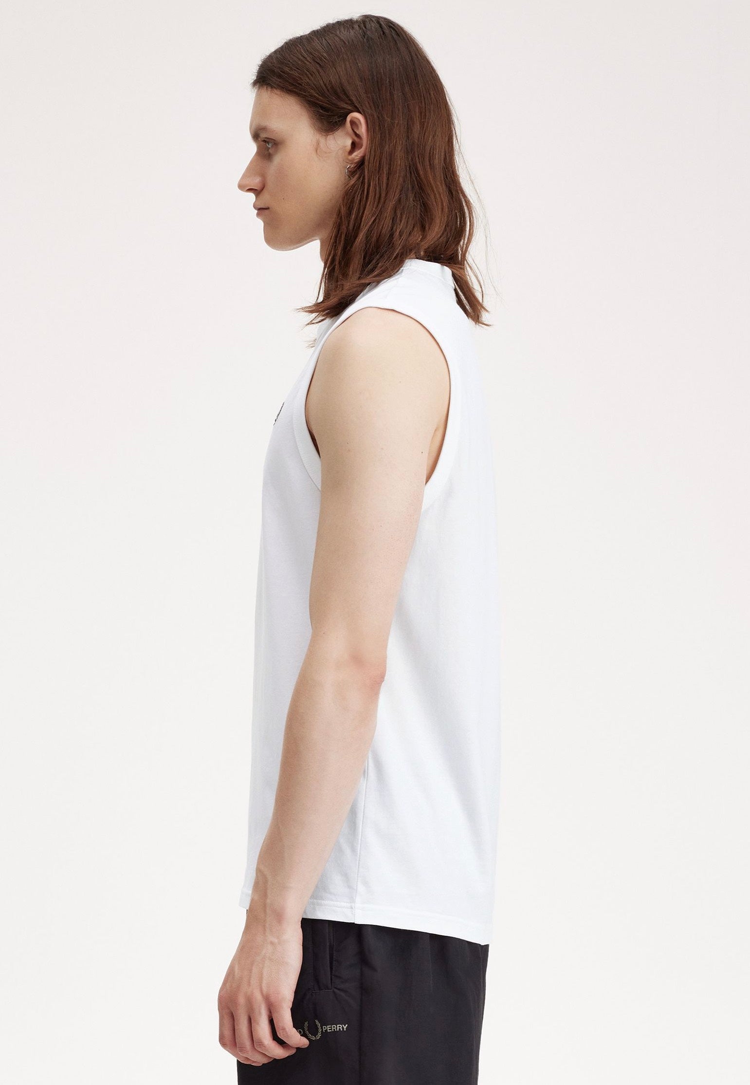 Fred Perry - Crew Neck White - Tank | Men-Image