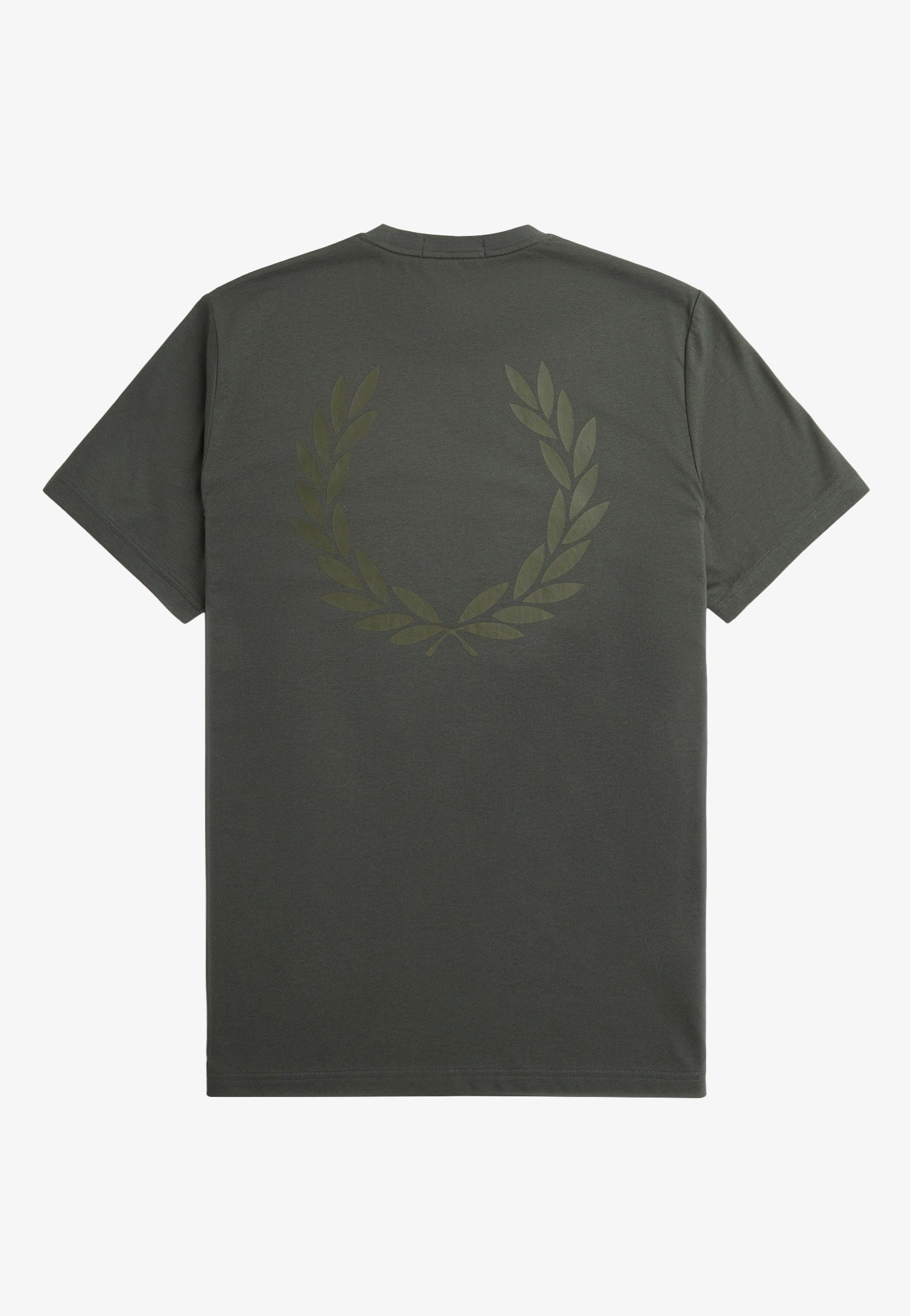 Fred Perry - Rear Powder Laurel Graphic Field Green - T-Shirt | Men-Image