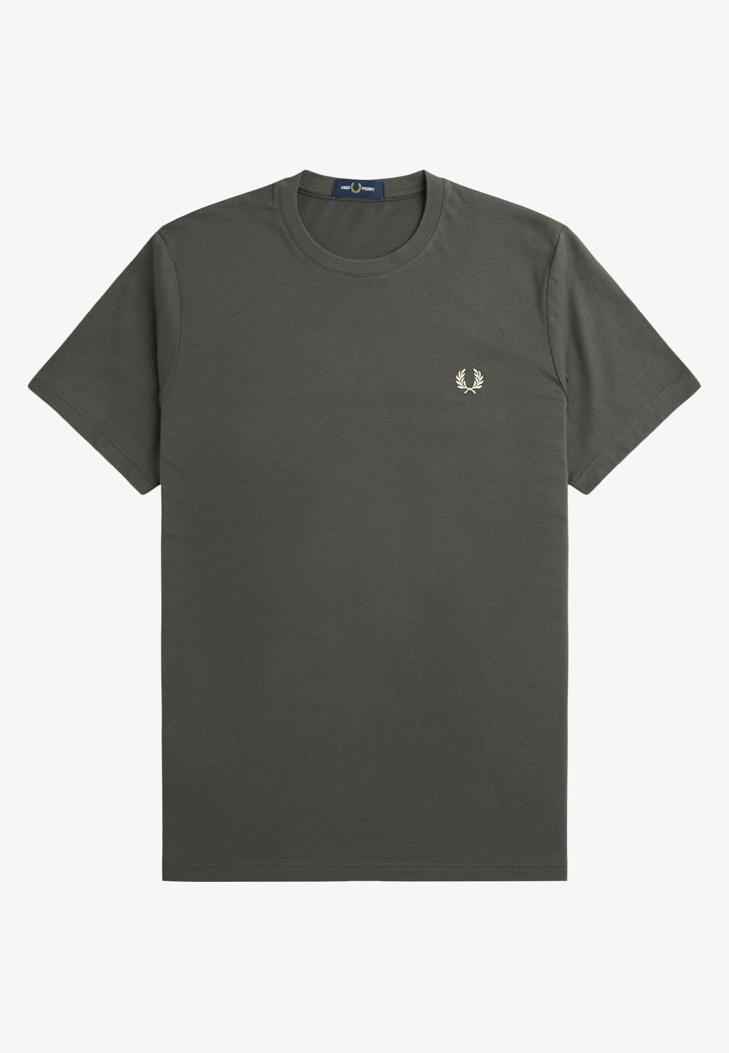 Fred Perry - Rear Powder Laurel Graphic Field Green - T-Shirt | Men-Image