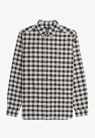 Fred Perry - Tartan Oxford Ecru - Shirt | Men-Image