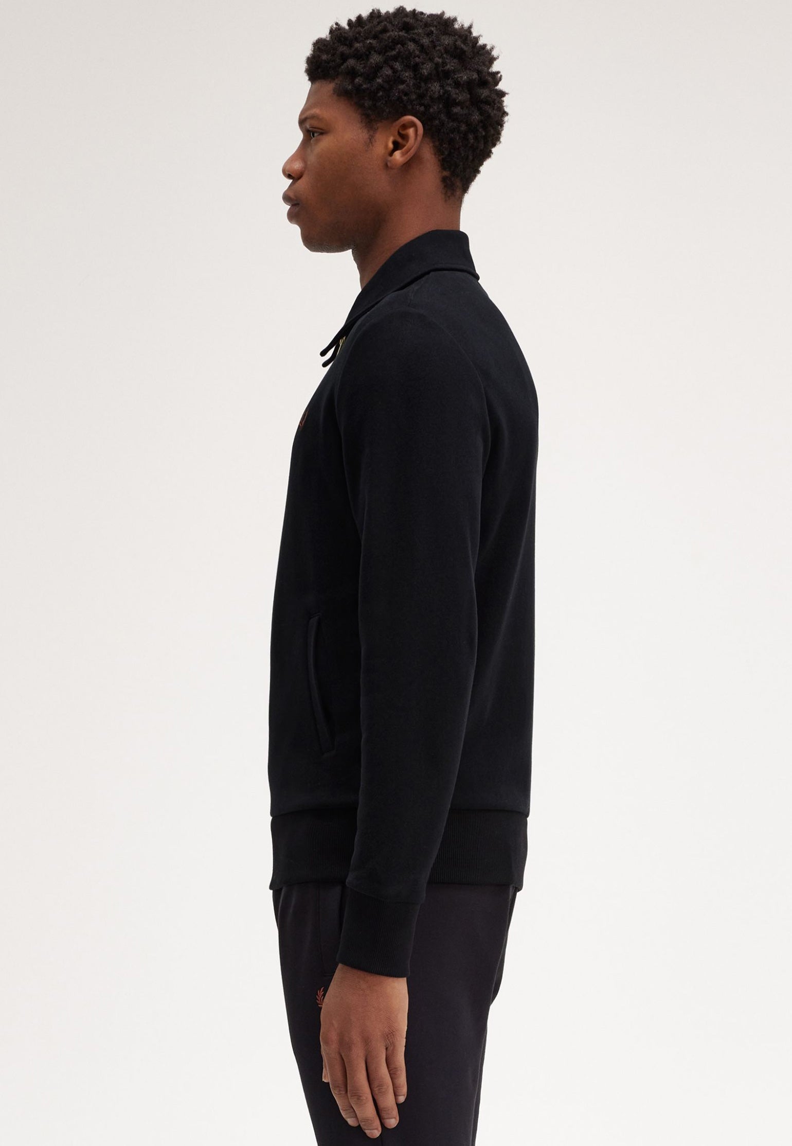 Fred Perry - Half Zip Black - Sweater | Men-Image