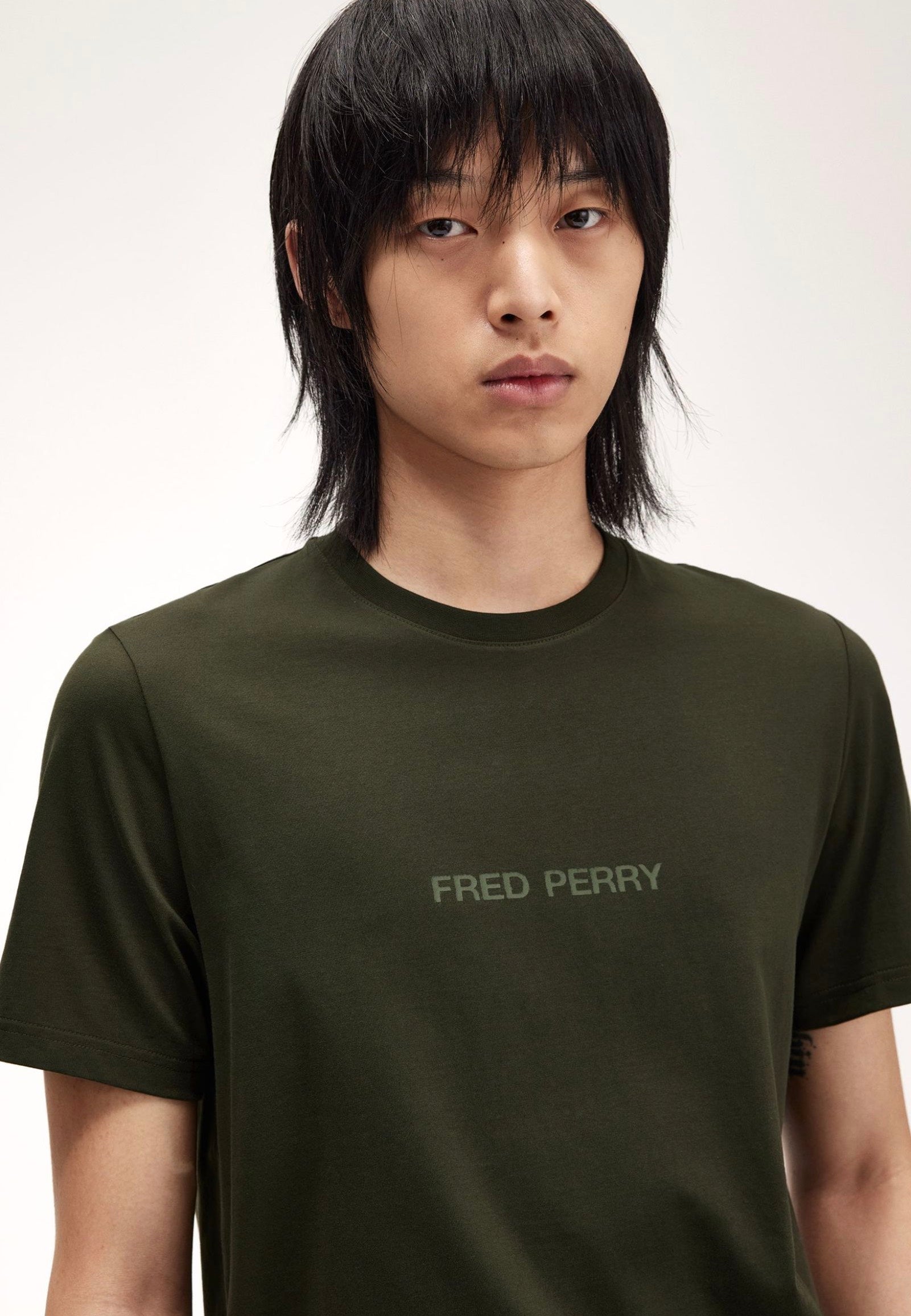 Fred Perry - Double Branded Graphic Hunting Green - T-Shirt | Men-Image