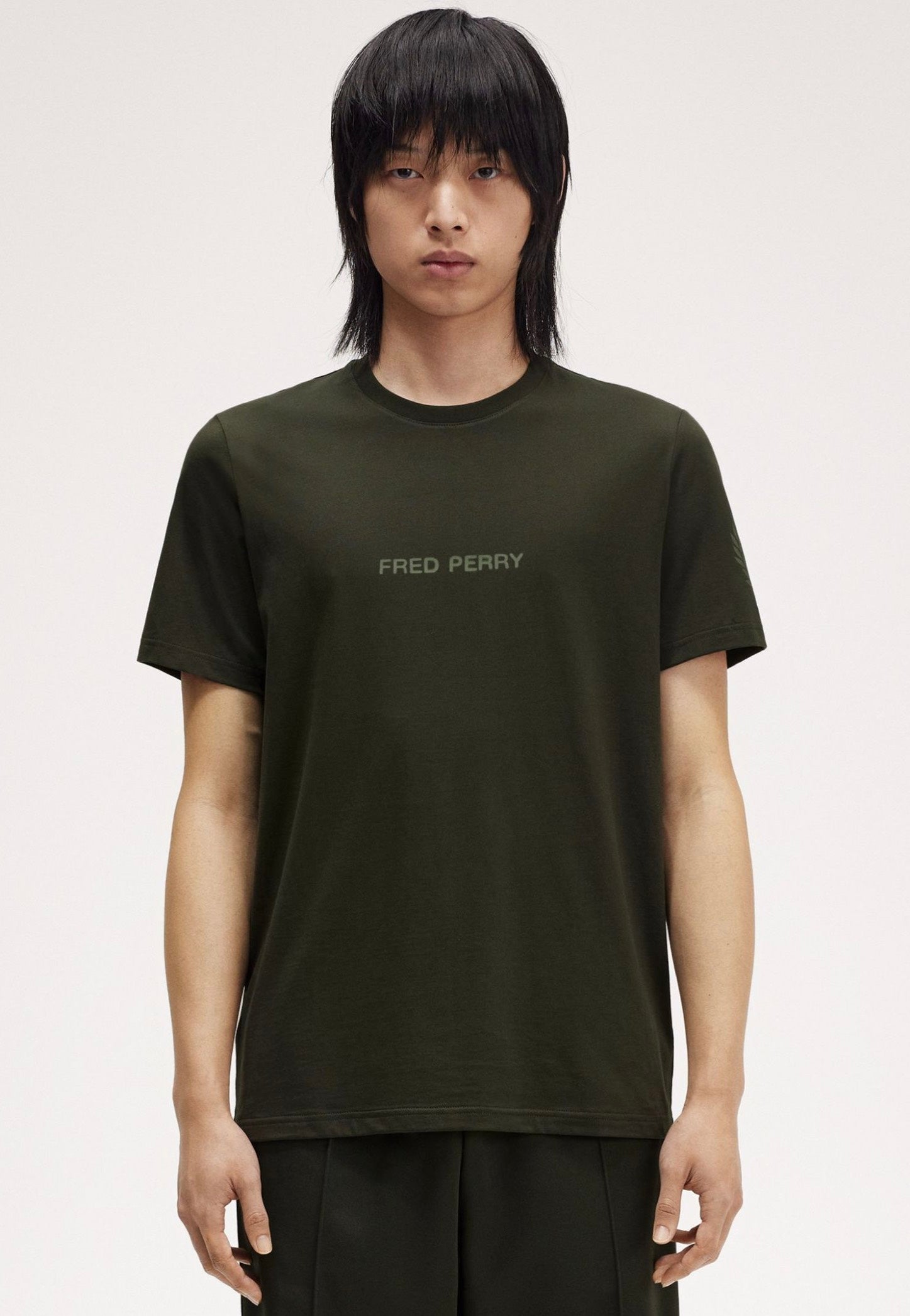 Fred Perry - Double Branded Graphic Hunting Green - T-Shirt | Men-Image