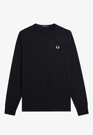 Fred Perry - Crew Neck Black - Longsleeve | Men-Image