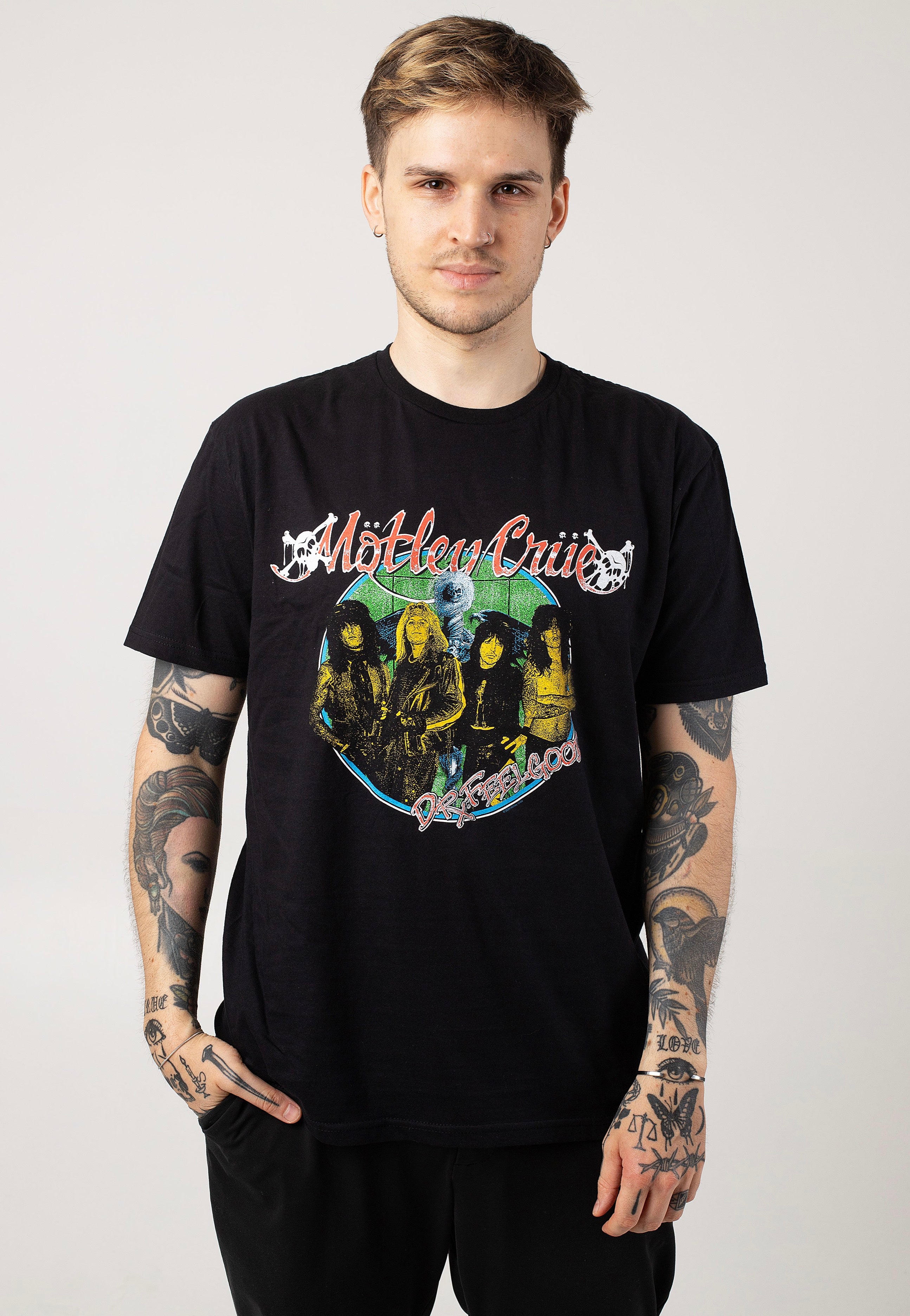 Mötley Crüe - Dr Feelgod Circle Photo - T-Shirt | Men-Image