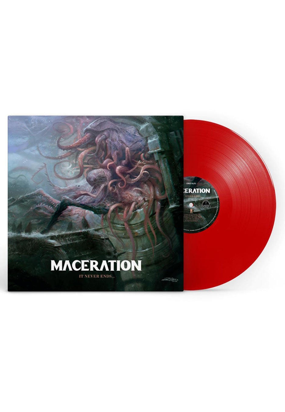 Maceration - It Never Ends Red - Colored Vinyl | Neutral-Image