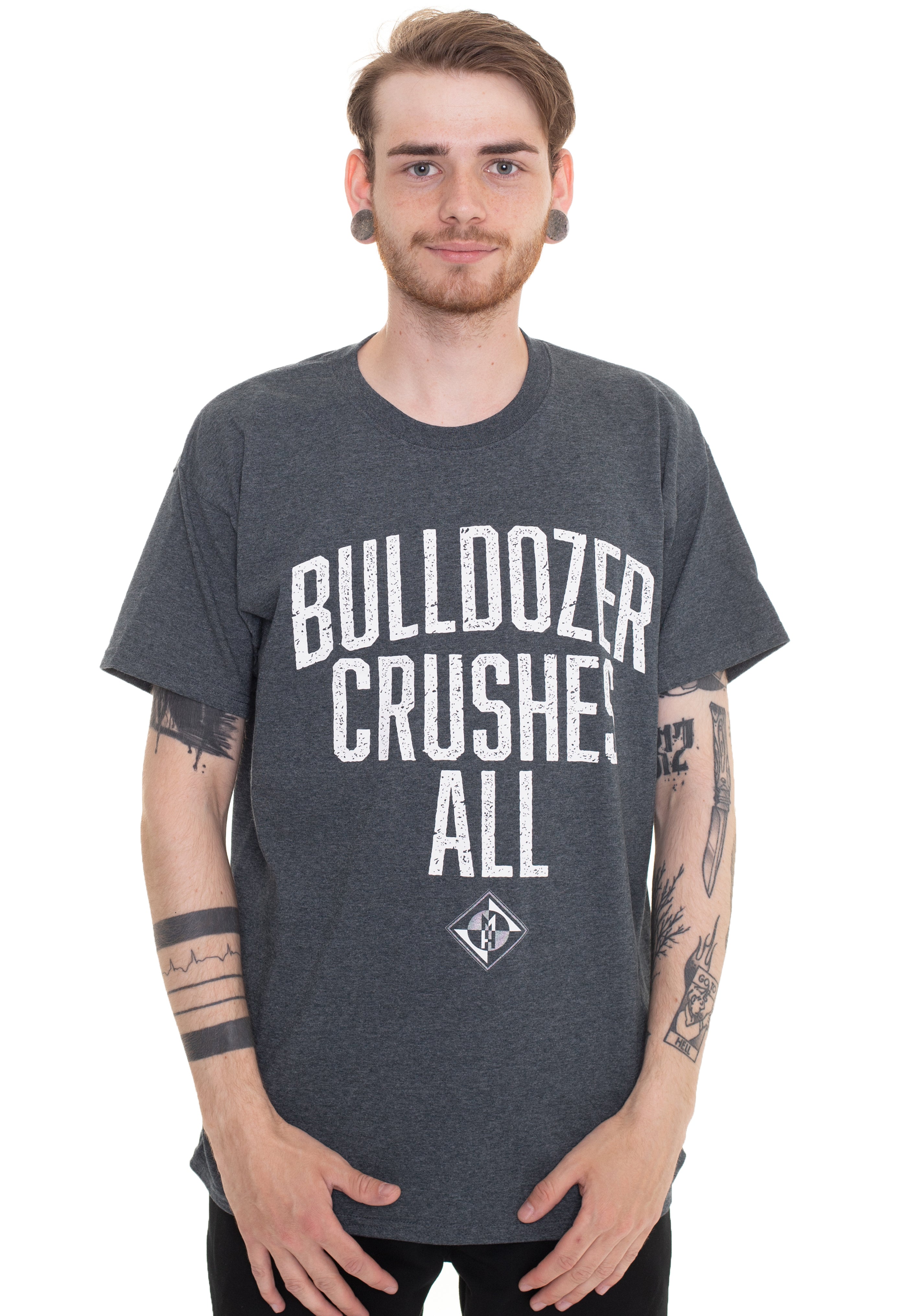 Machine Head - Bulldozer Grey - T-Shirt | Men-Image